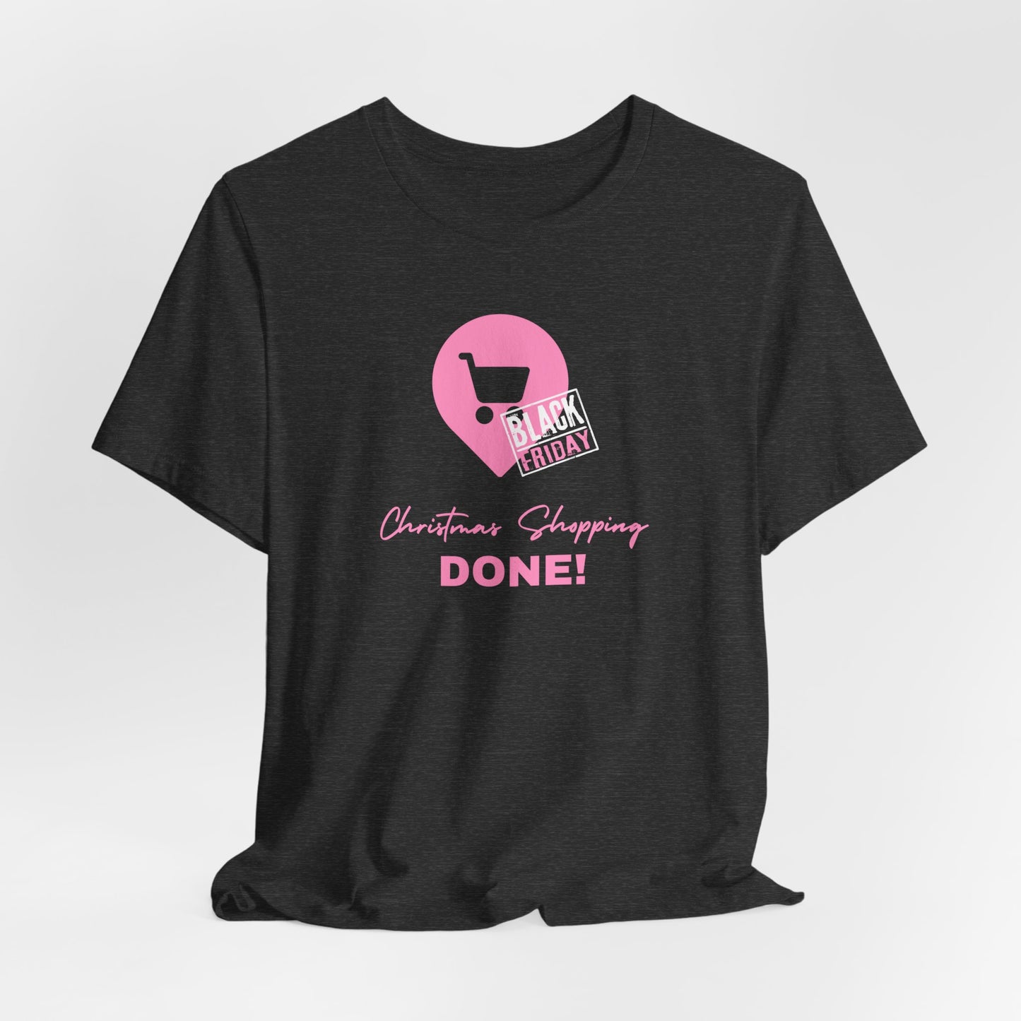 Unisex Jersey Short Sleeve Black Friday Christmas Shopping T-Shirt