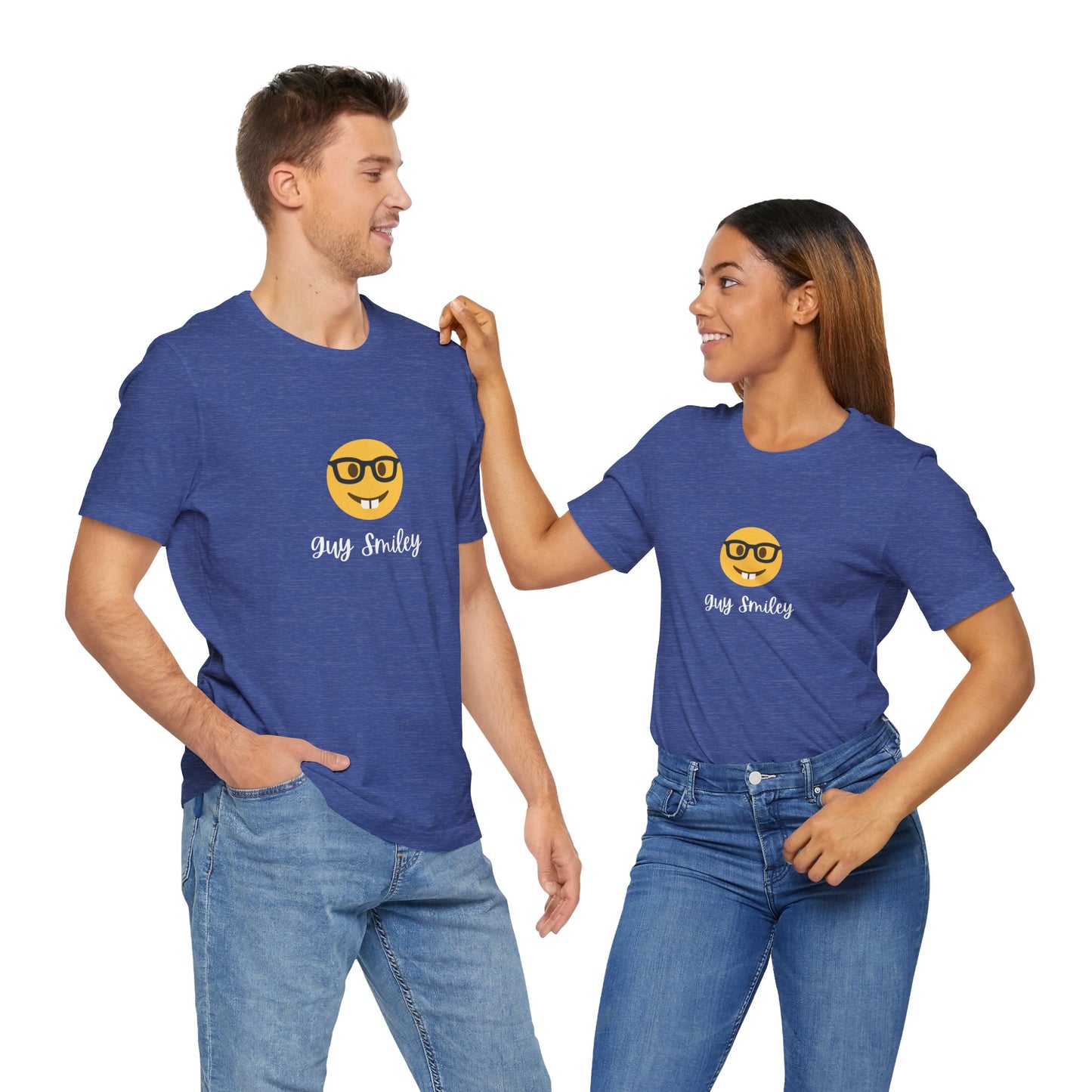 Unisex Jersey Short Sleeve Guy Smiley T-Shirt