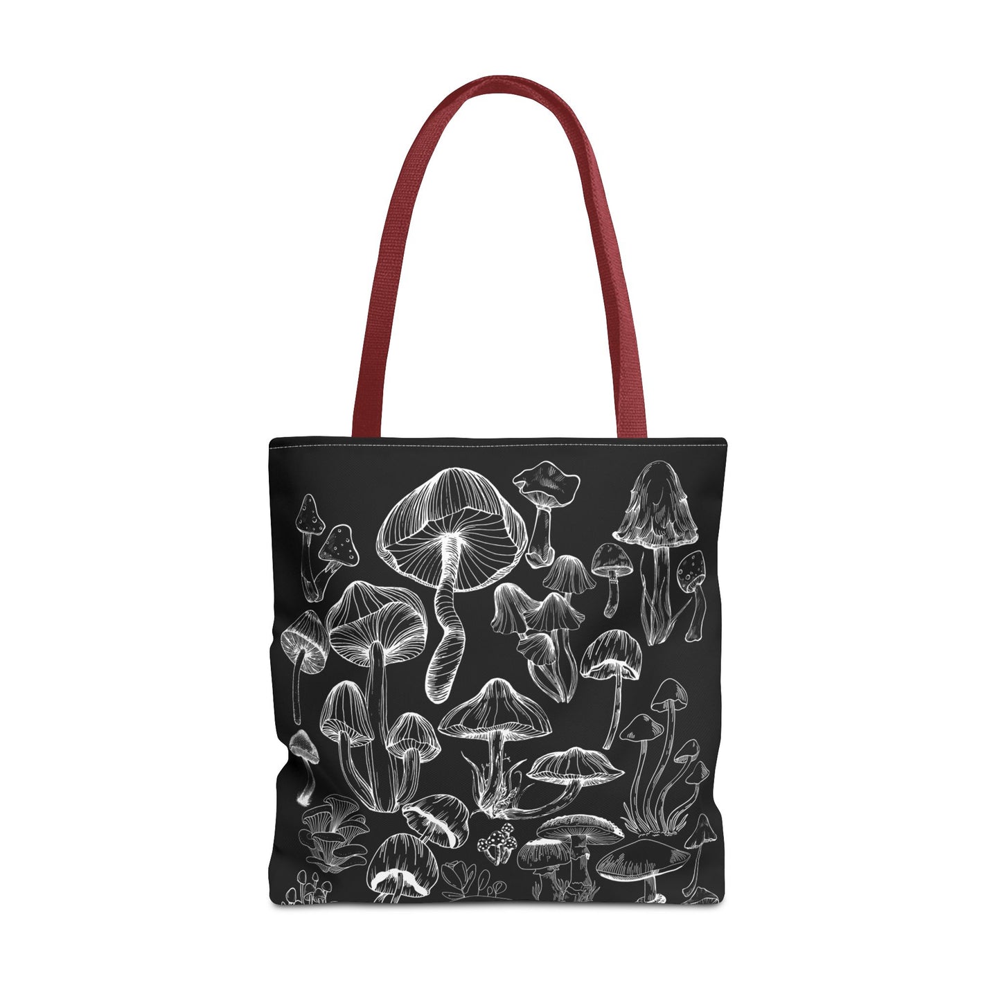 Unisex Mushroom Lover Fungi Print Toadstool Mycology Tote Bag