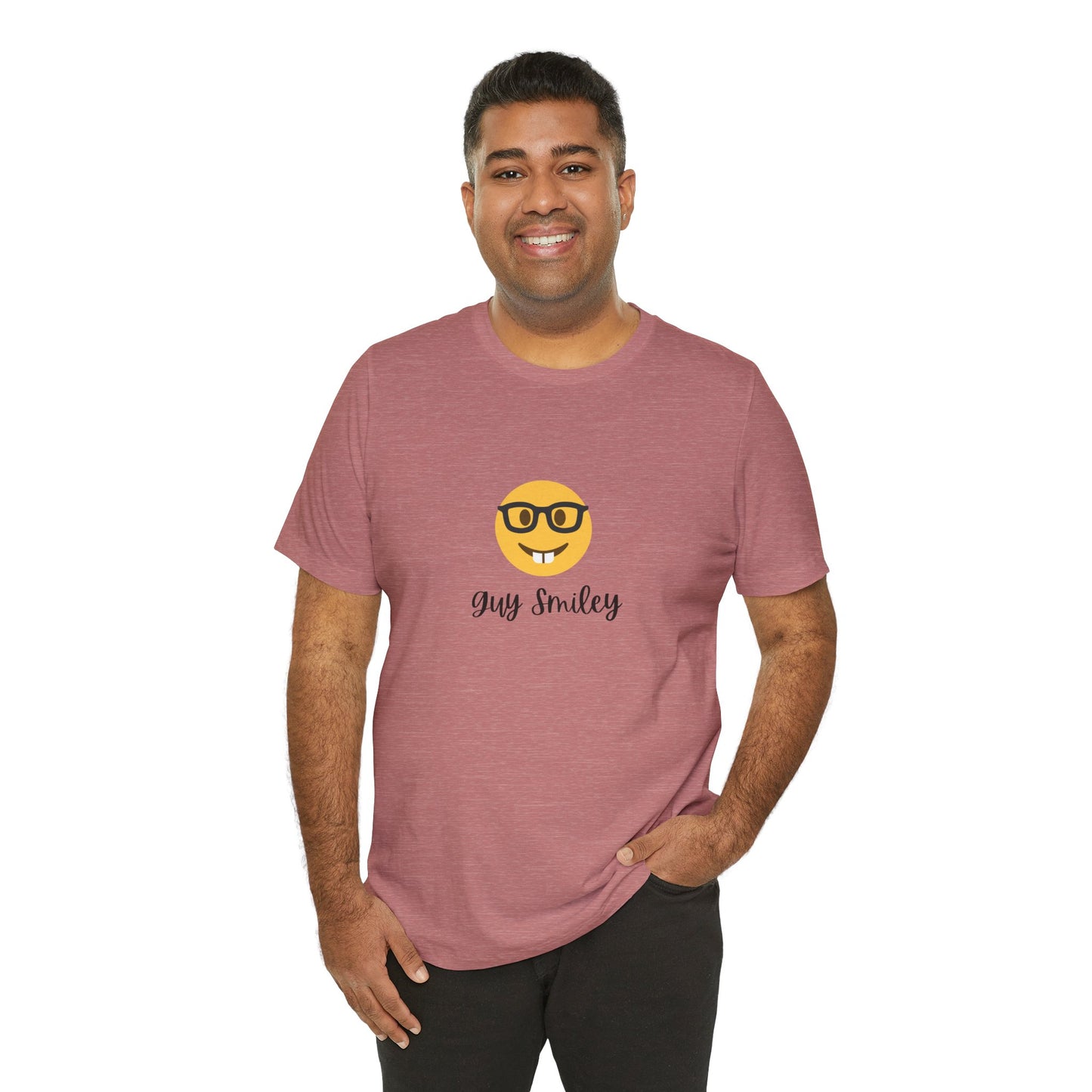 Unisex Jersey Short Sleeve Guy Smiley T-Shirt