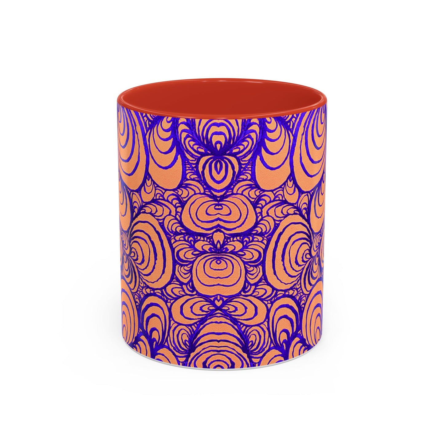 11oz Original Line Art Coffee Mug - Puzzle Panels 1 Color Pop