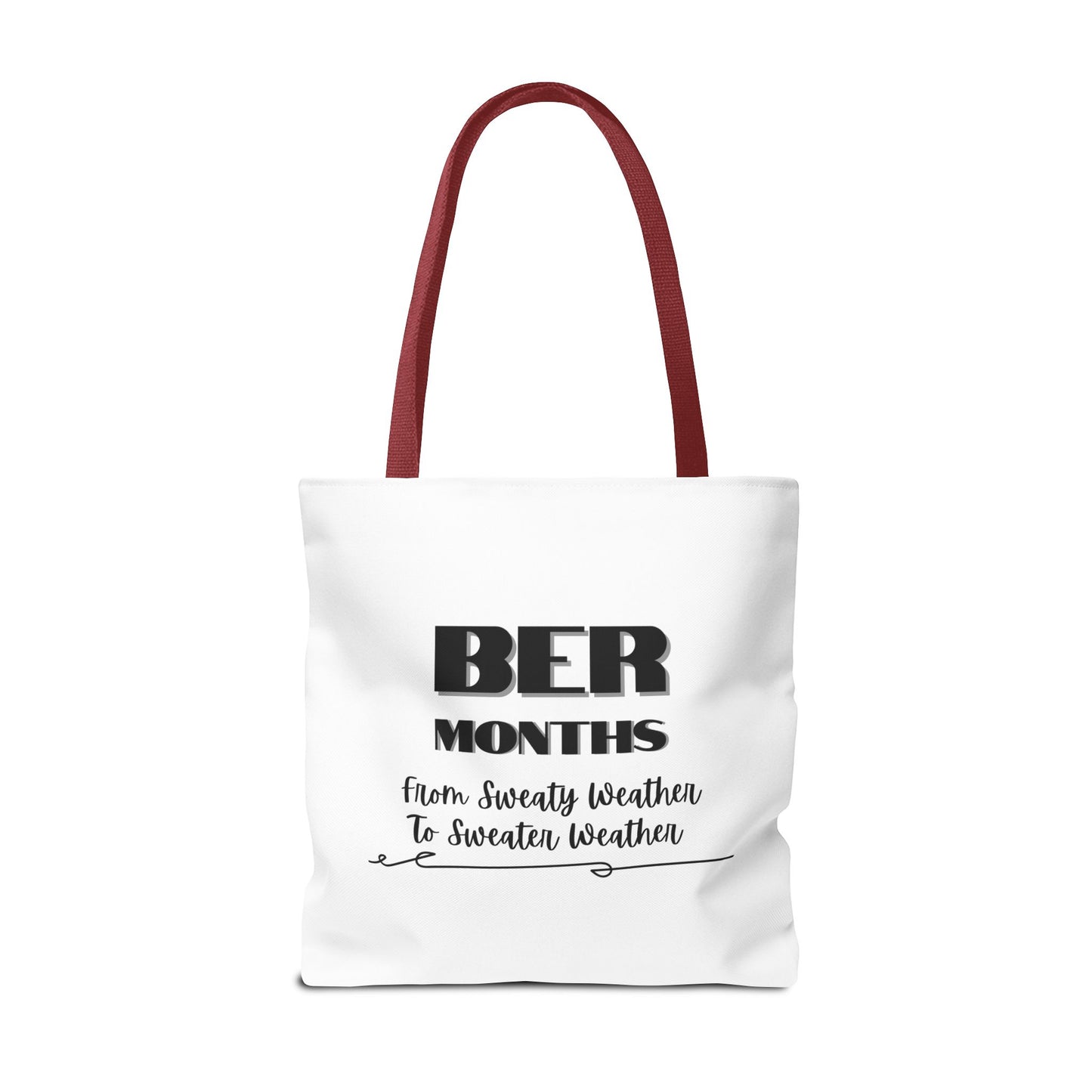 Unisex BER Months Tote Bag Autumn Fall September October November December Tote Bag Favorite Months Tote Bag