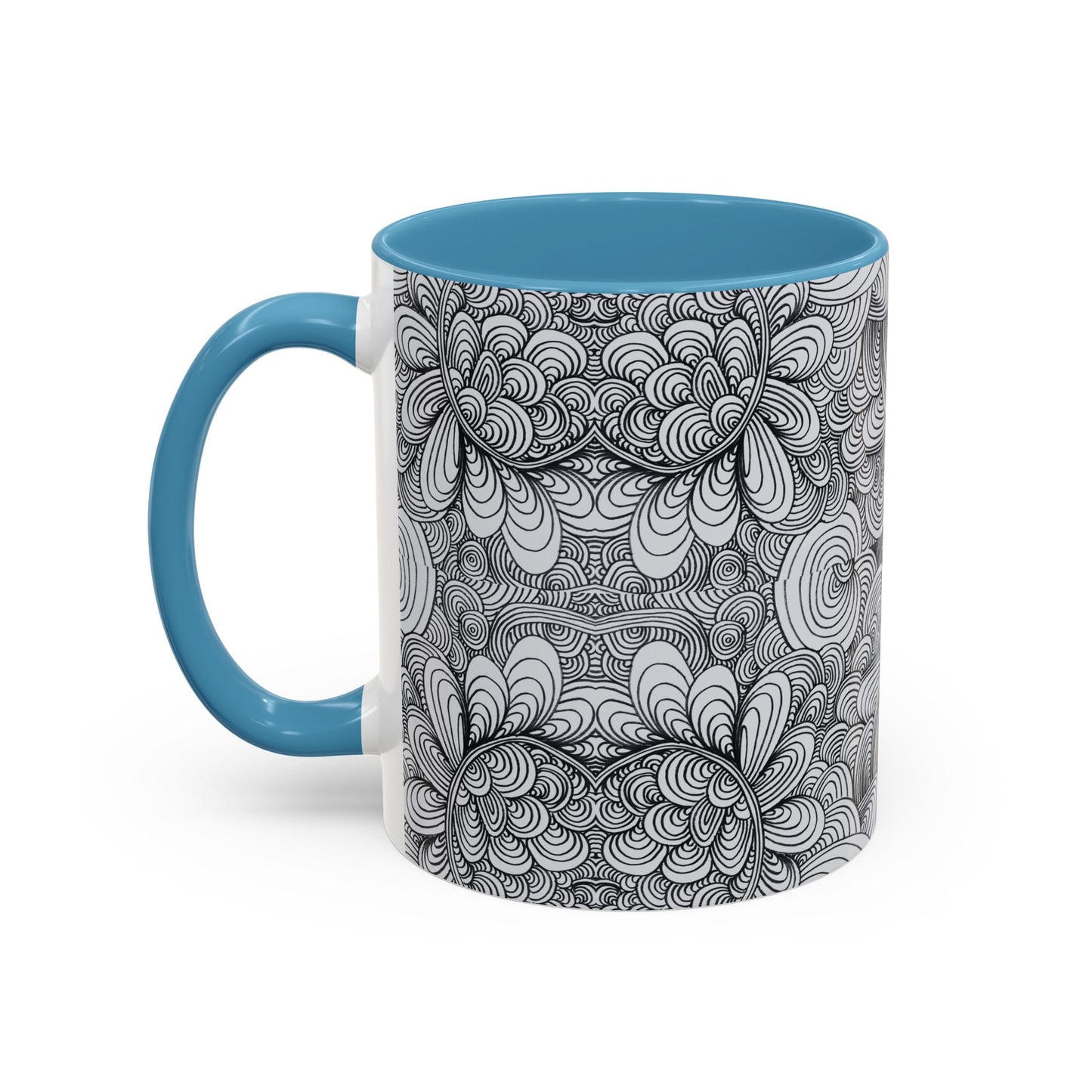 11oz/15oz Original Line Art Coffee Mug - Apricots Noir Mirage
