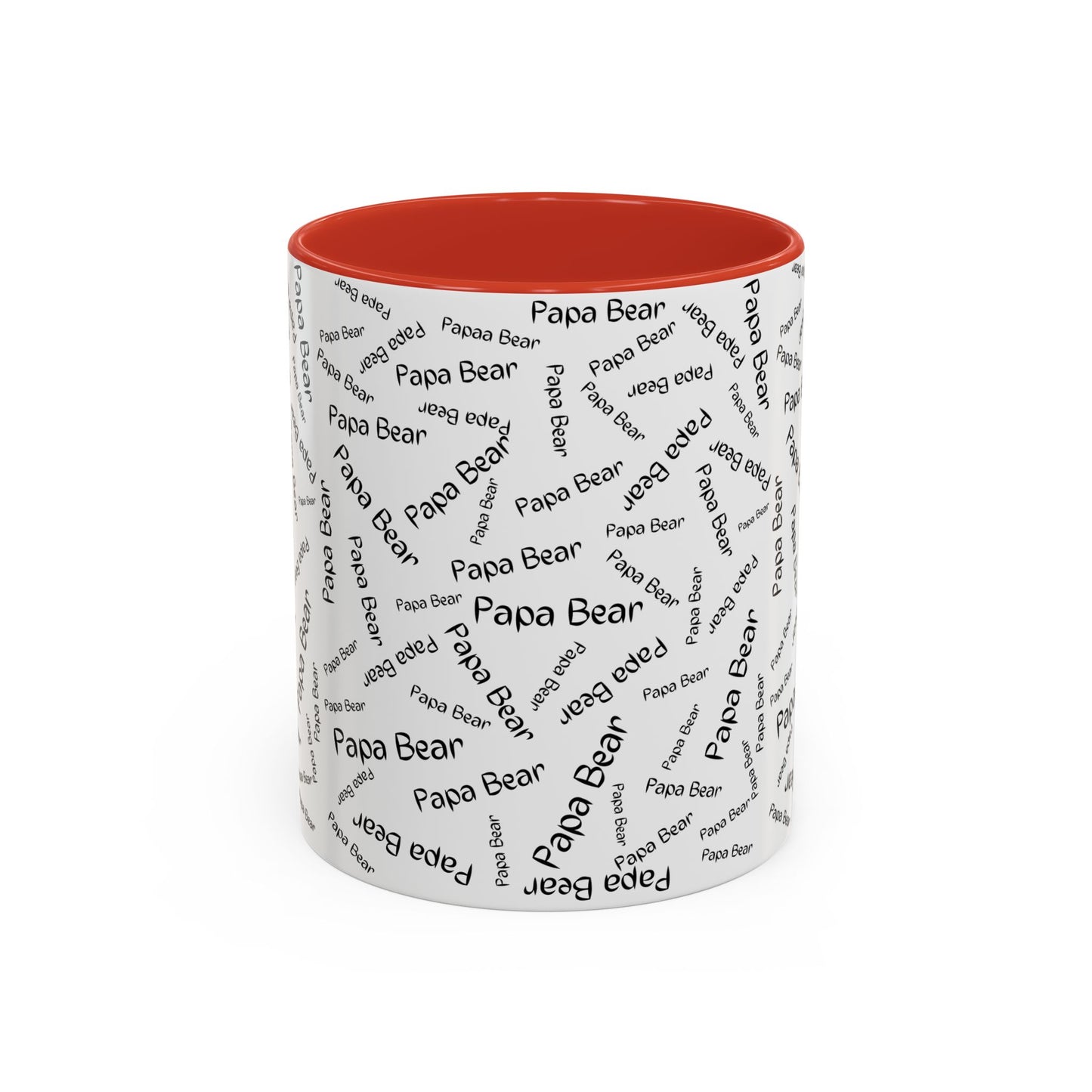 11oz/15oz Papa Bear Word Scramble Coffee Mug