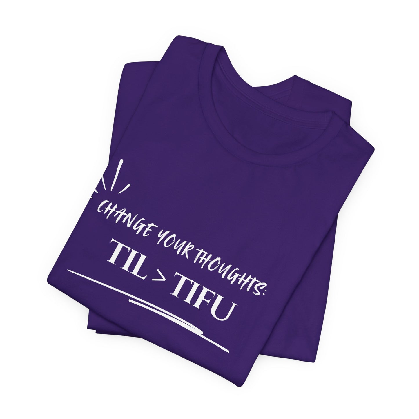 Unisex Self Love Positive Self Talk and Thoughts Mental Health Awareness and Positivity T-Shirt TIL>TIFU