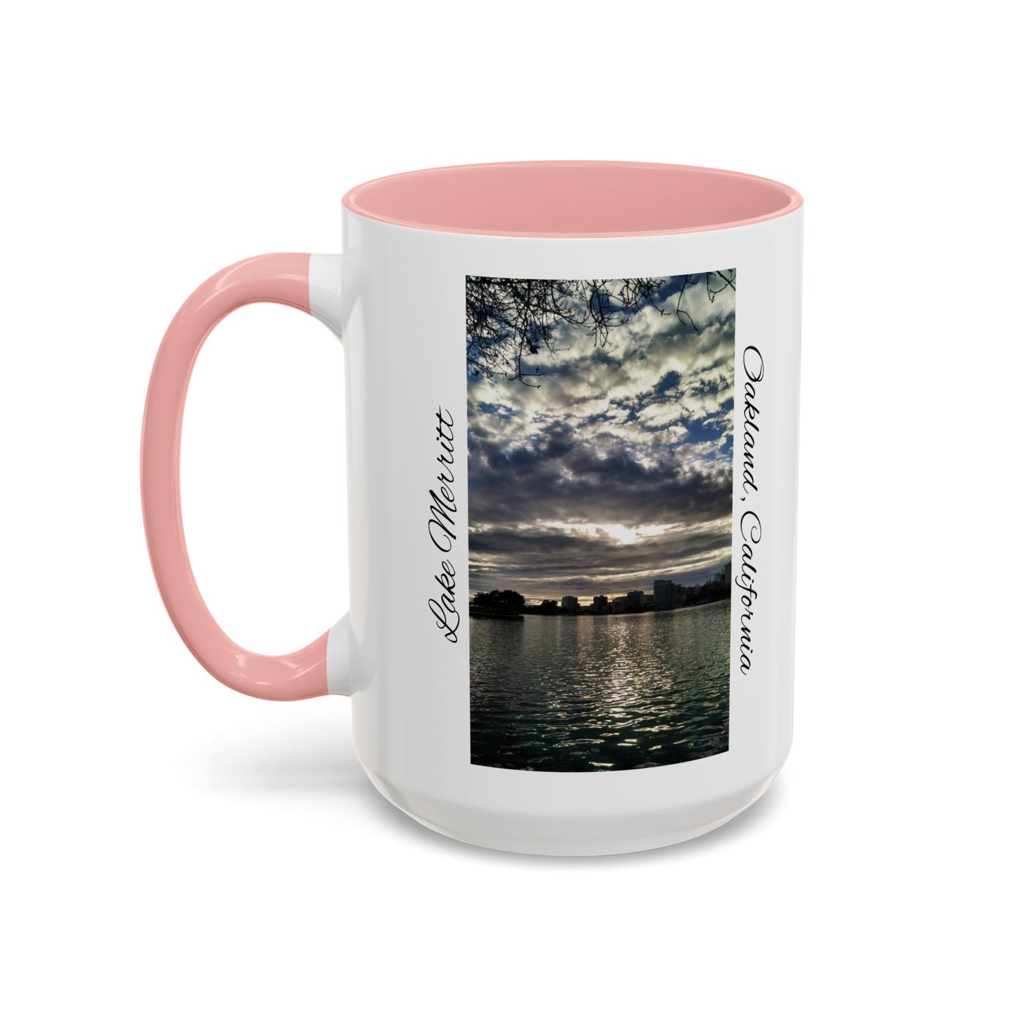 11oz/15oz Two Tone Lake Merritt, Oakland California San Francisco Bay Area Keepsake Coffee Mug