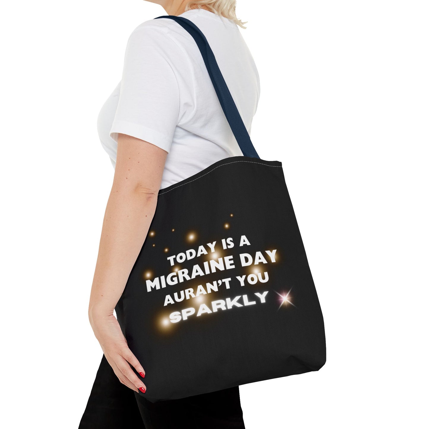 Unisex Migraine Day Invisible Illness Warrior Tote Bag