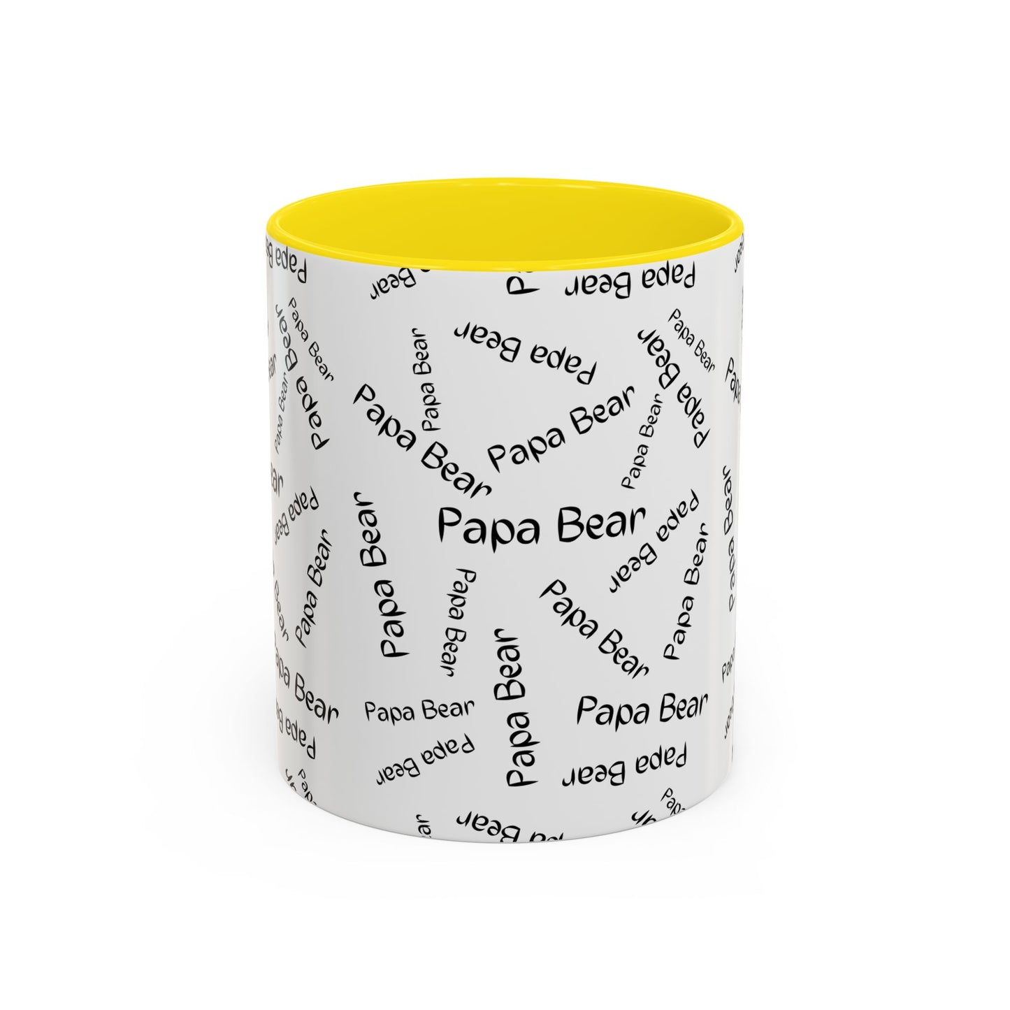 11oz/15oz Papa Bear Word Scramble Coffee Mug