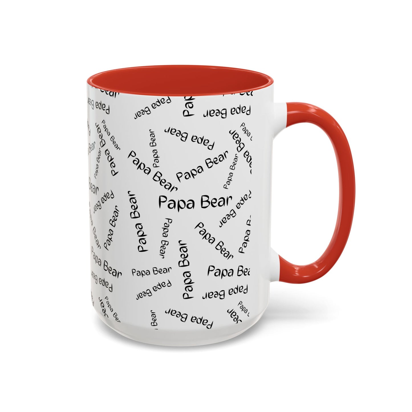 11oz/15oz Papa Bear Word Scramble Coffee Mug