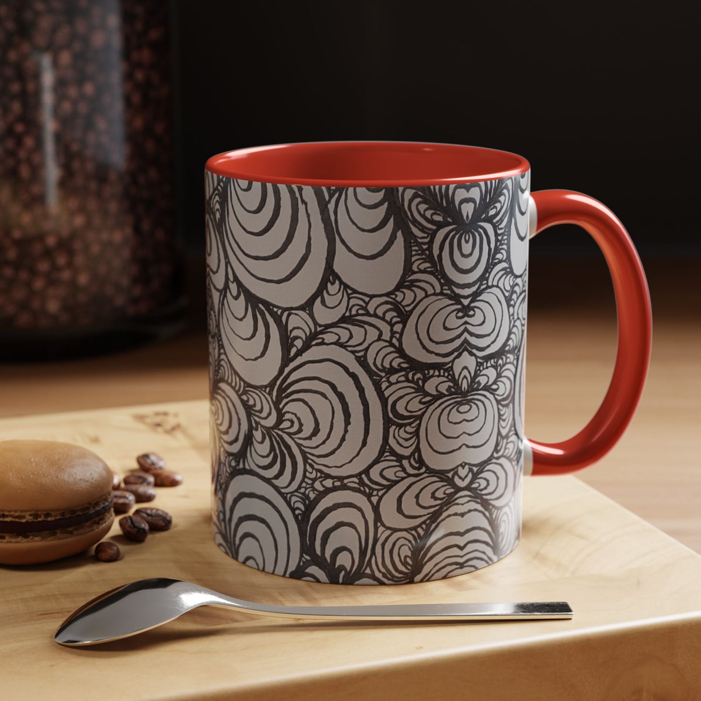 11oz/15oz Original Line Art Mug - Puzzle Panels 1