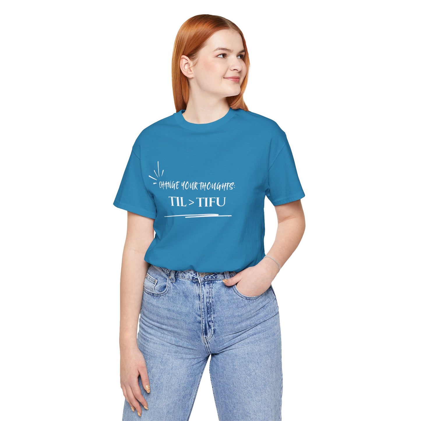 Unisex Self Love Positive Self Talk and Thoughts Mental Health Awareness and Positivity T-Shirt TIL>TIFU