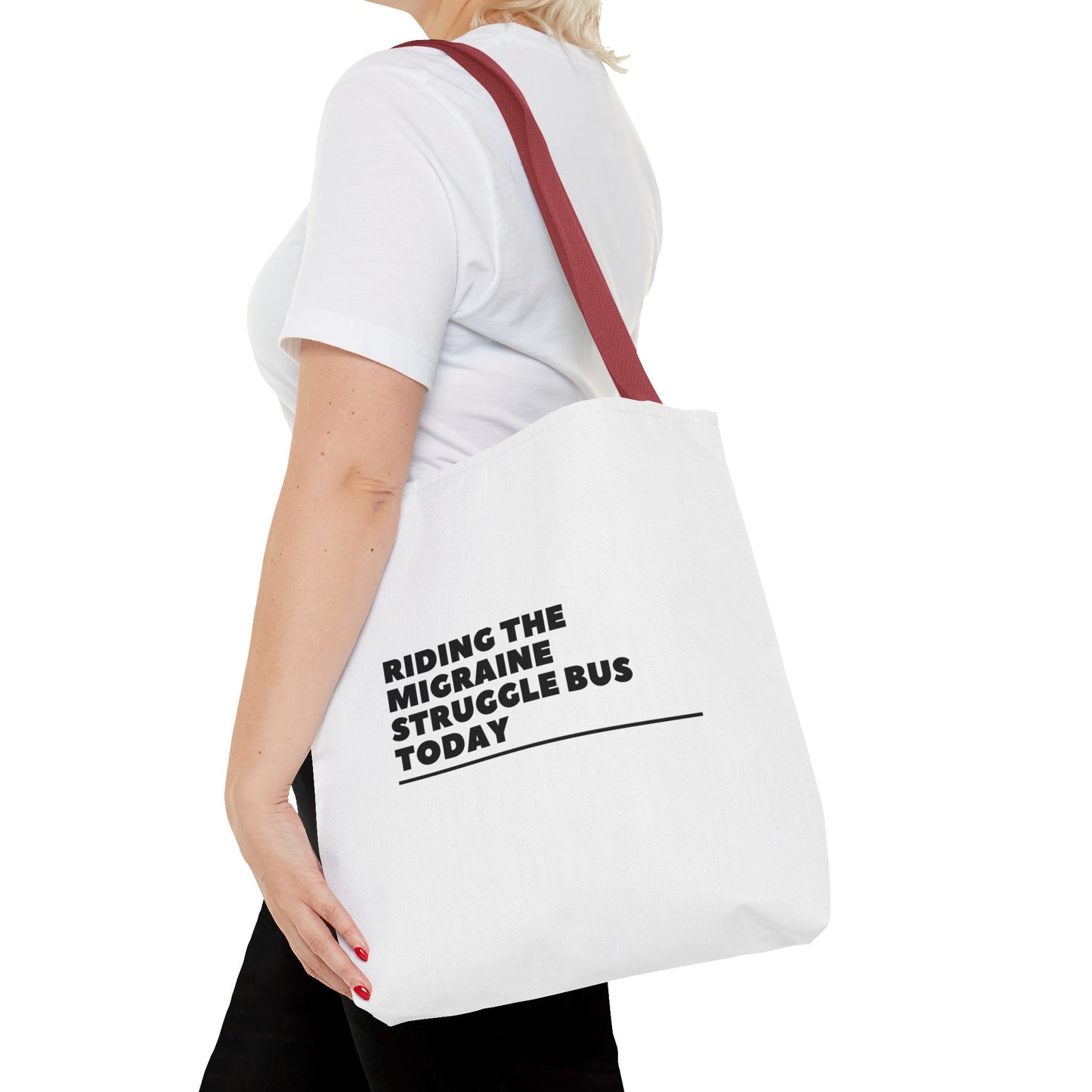 Unisex Migraine Day Invisible Illness Warrior Tote Bag