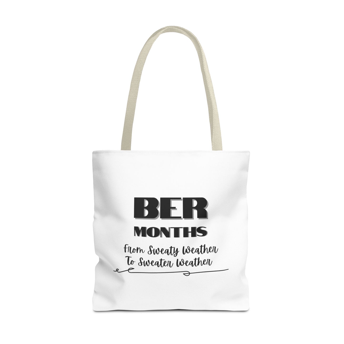 Unisex BER Months Tote Bag Autumn Fall September October November December Tote Bag Favorite Months Tote Bag