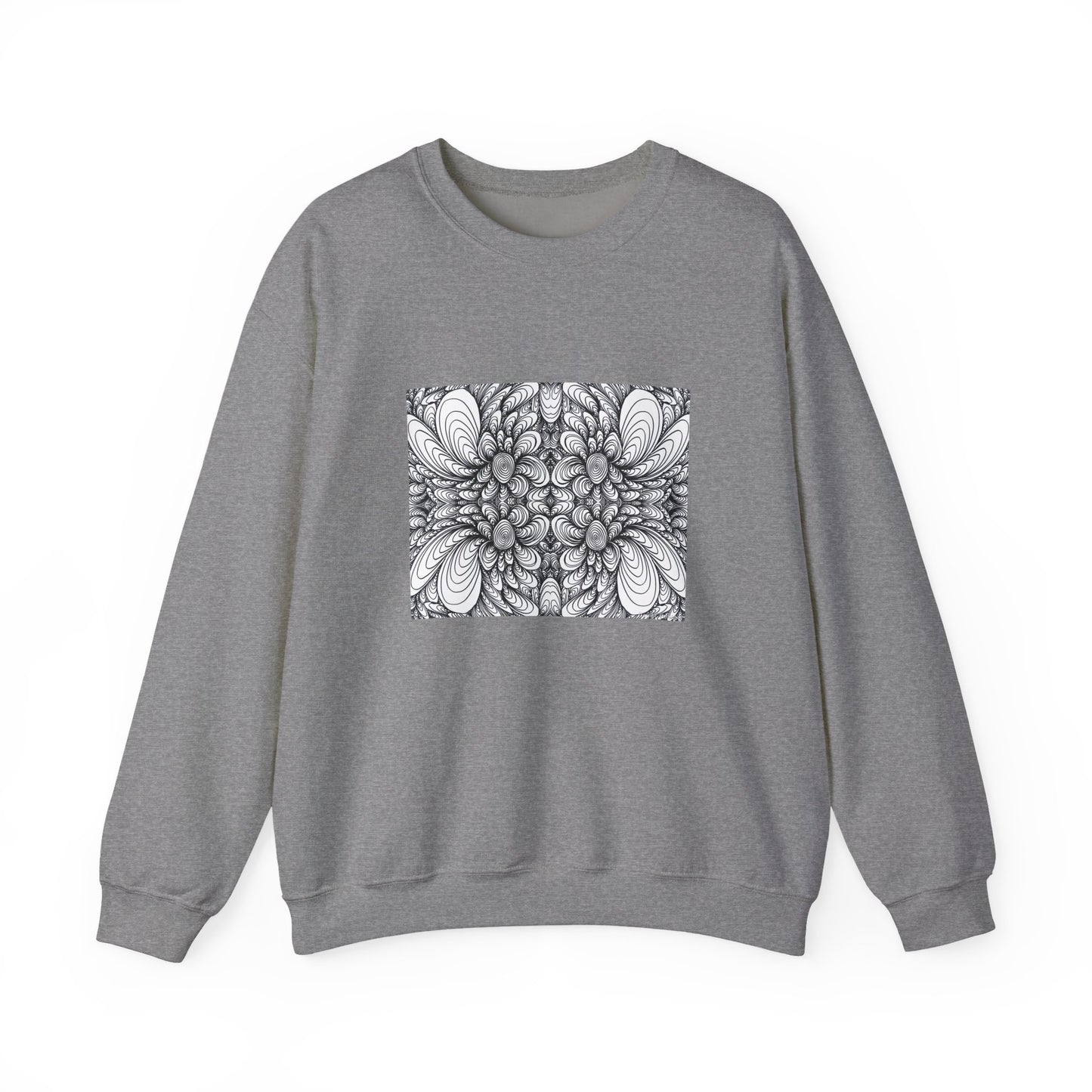 Unisex Original Line Art Sweatshirt - Blooms