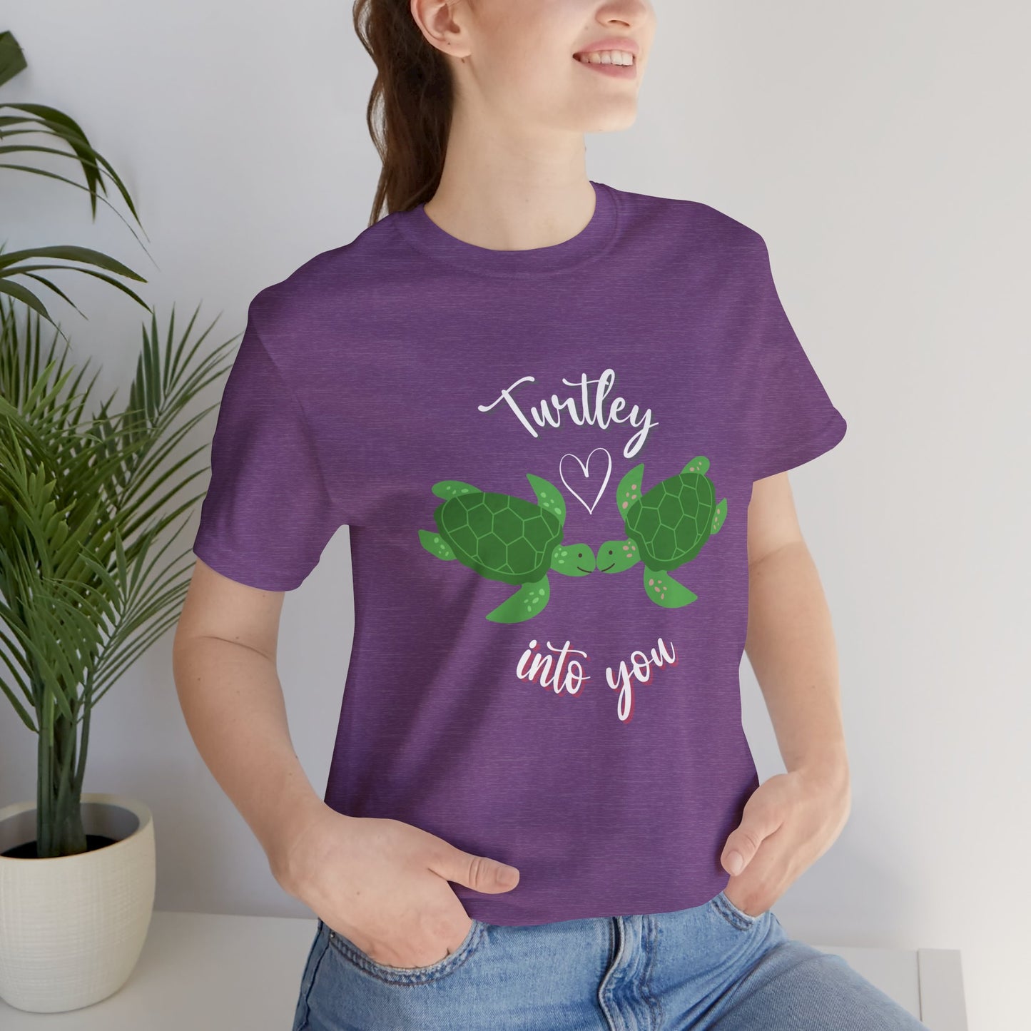 Unisex Cute Turtle Lover Turtley Into You T-Shirt