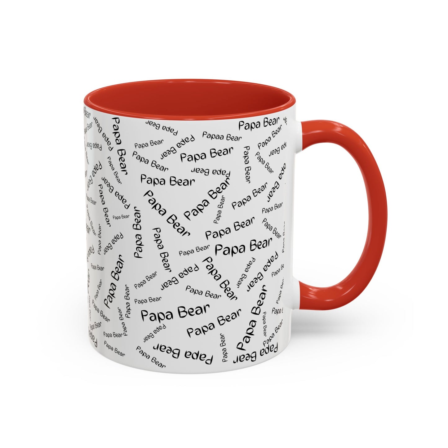 11oz/15oz Papa Bear Word Scramble Coffee Mug