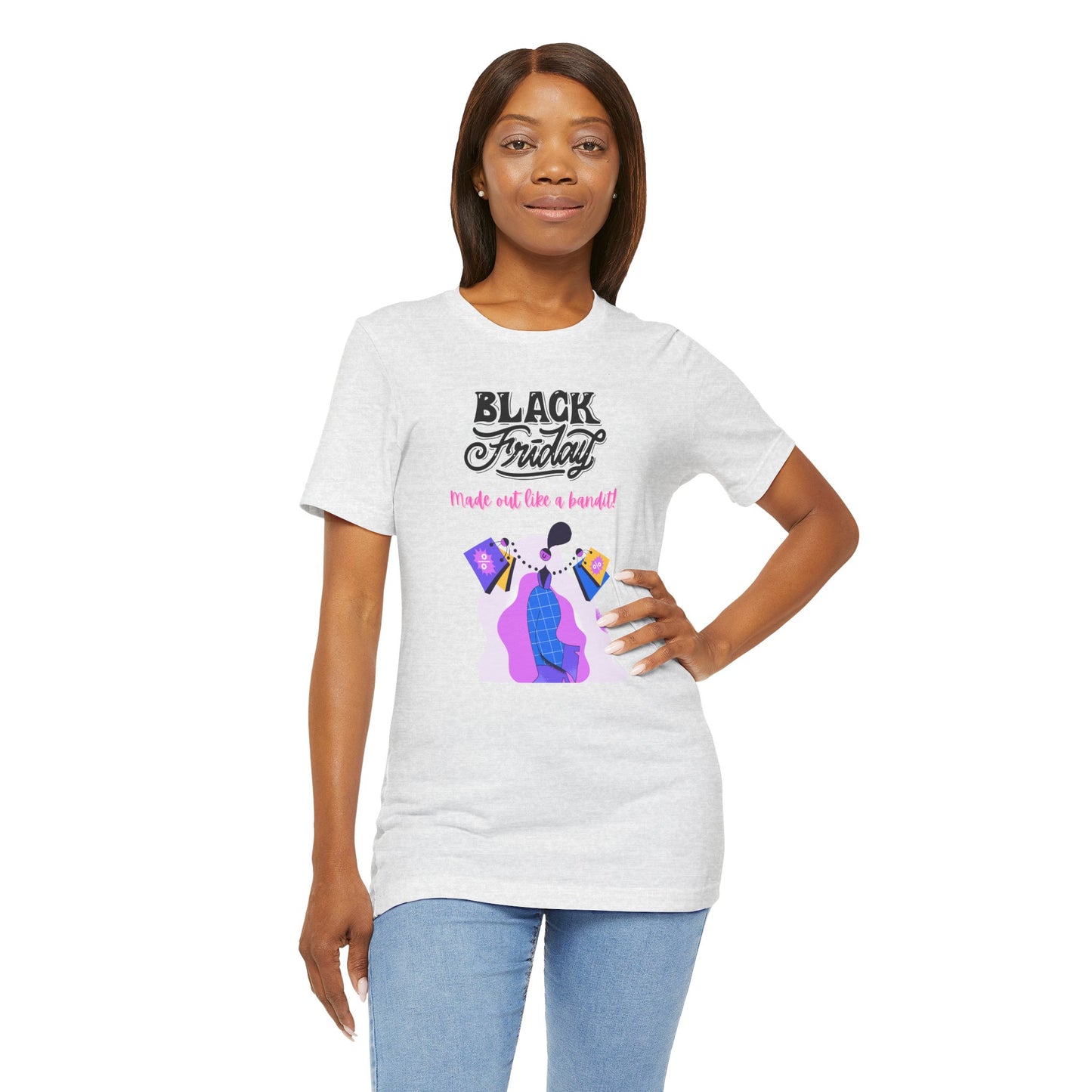 Unisex Jersey Short Sleeve Black Friday Sales T-Shirt