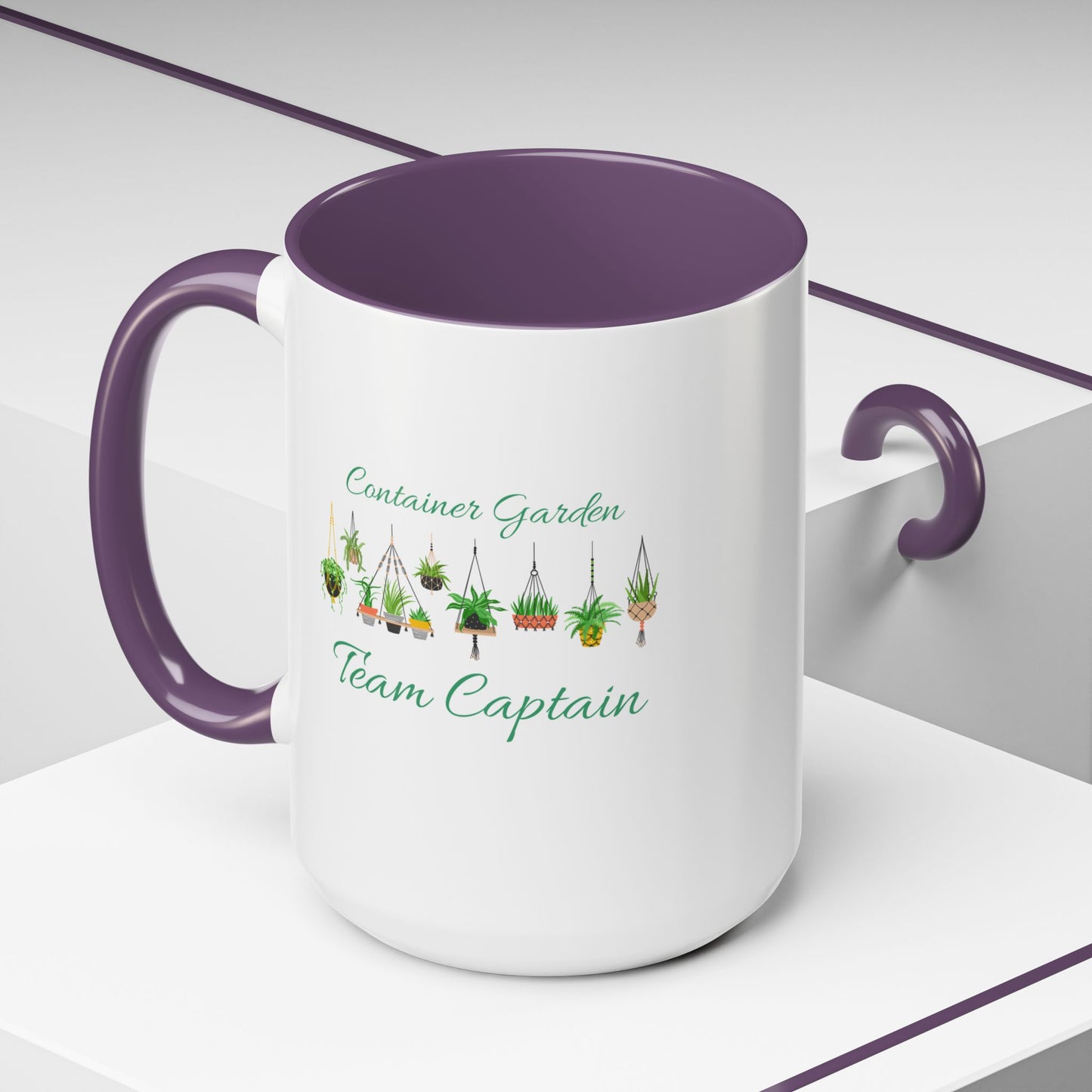 11oz/15oz Garden Themed Container Garden Team Captain Plant Parent Coffee Mug