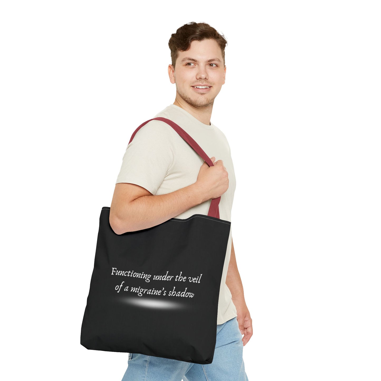 Unisex Migraine Day Invisible Illness Warrior Tote Bag