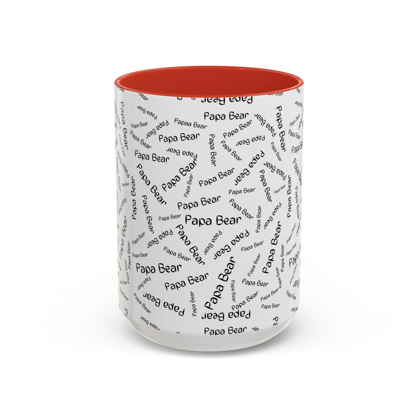11oz/15oz Papa Bear Word Scramble Coffee Mug