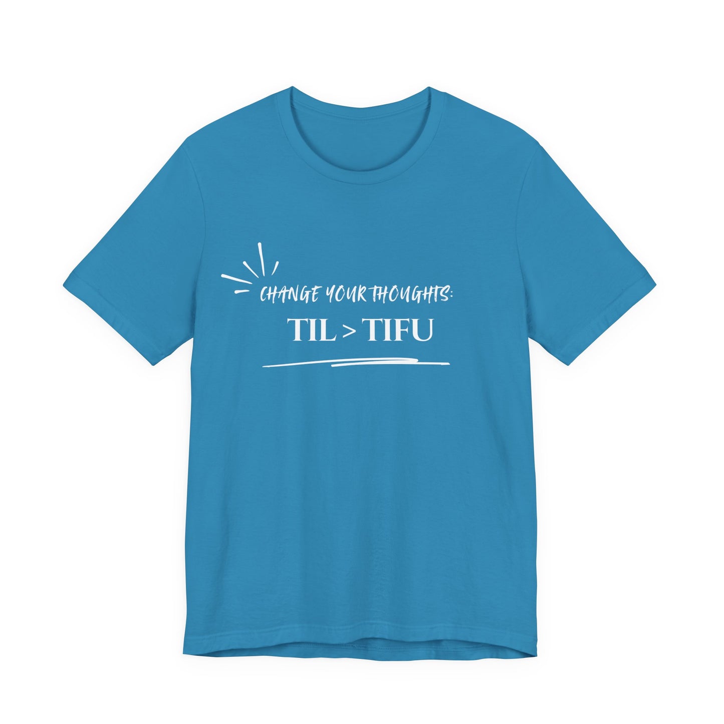 Unisex Self Love Positive Self Talk and Thoughts Mental Health Awareness and Positivity T-Shirt TIL>TIFU