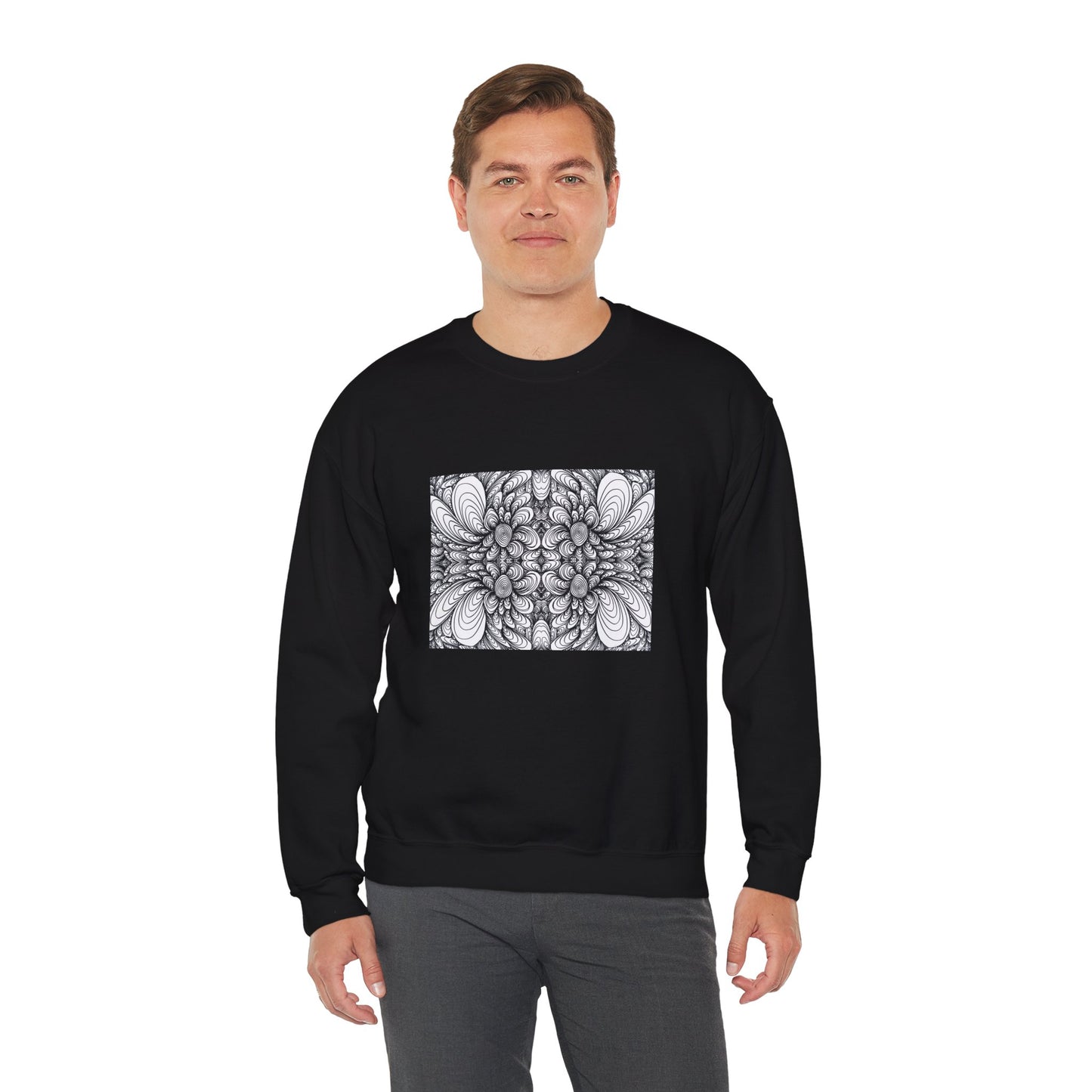 Unisex Original Line Art Sweatshirt - Blooms