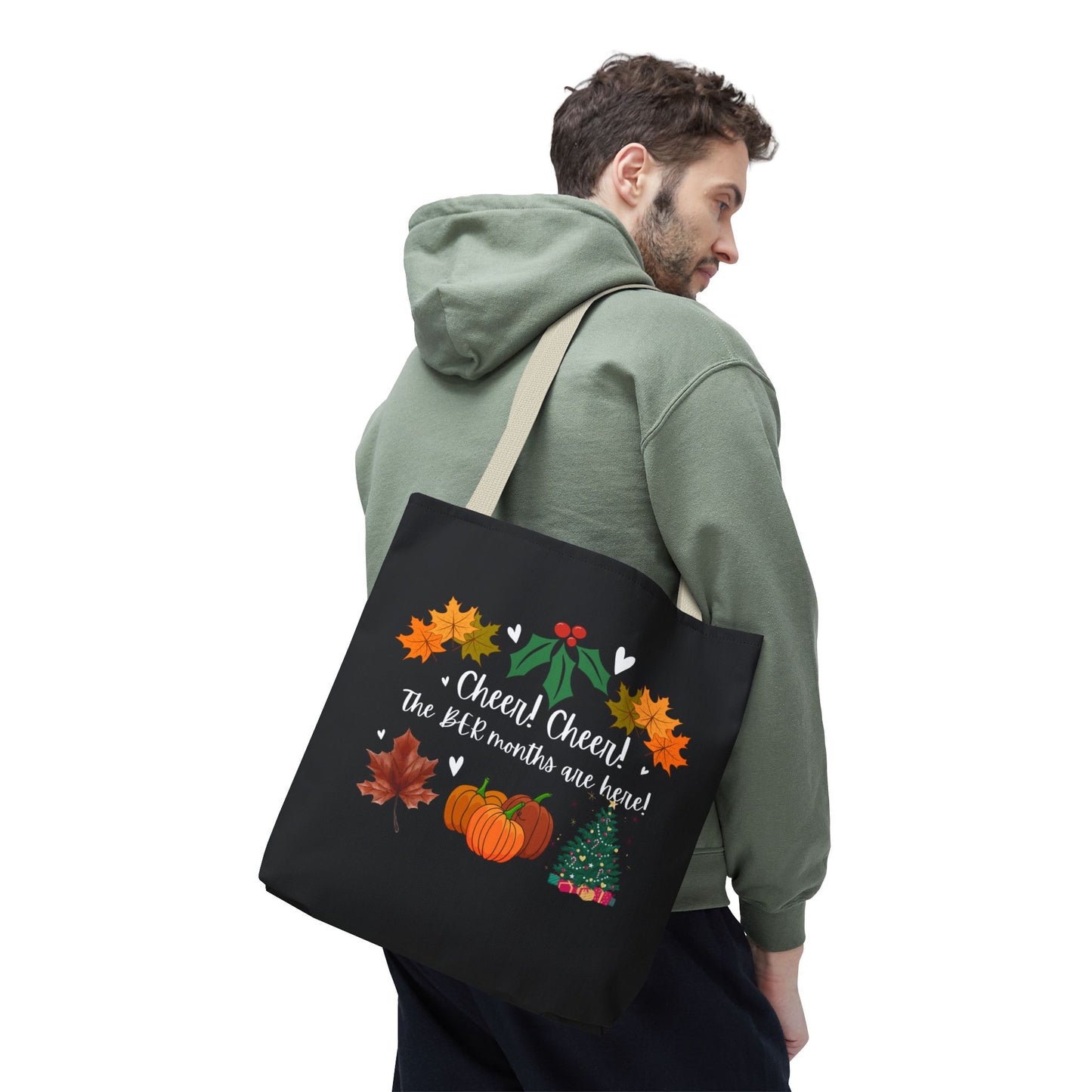 Unisex BER Months Tote Bag Autumn Tote Fall Tote Bag September Tote October Tote Bag November Bag December Tote Bag Favorite Months Tote Bag