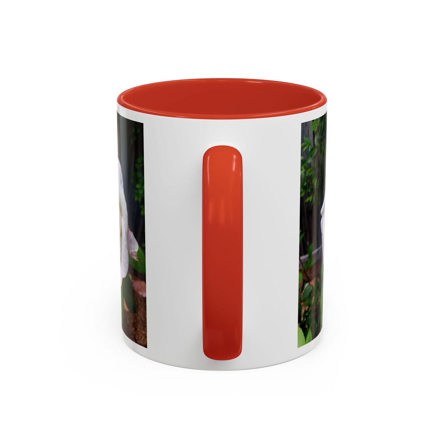 11oz/15oz Garden Themed White Sugar Moon Hybrid Tea Roses Coffee Mug