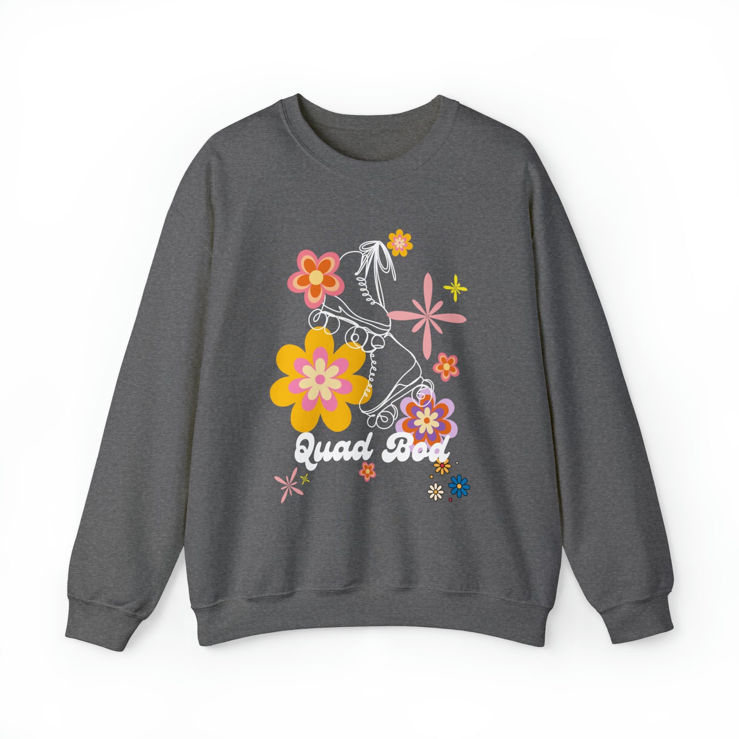 Unisex Quad Bod Retro Vibes Rollerskater Sweatshirt