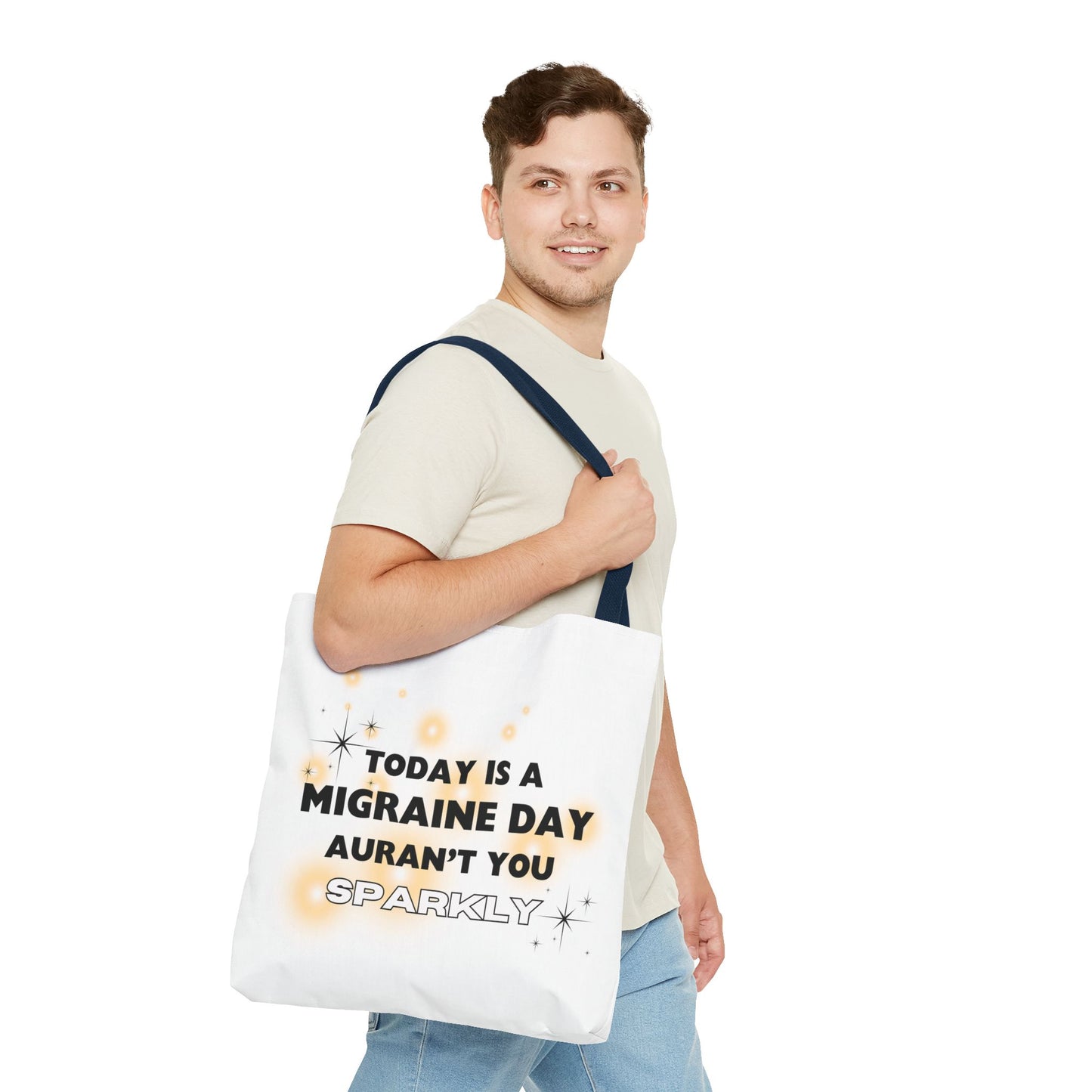 Unisex Migraine Day Invisible Illness Warrior Tote Bag