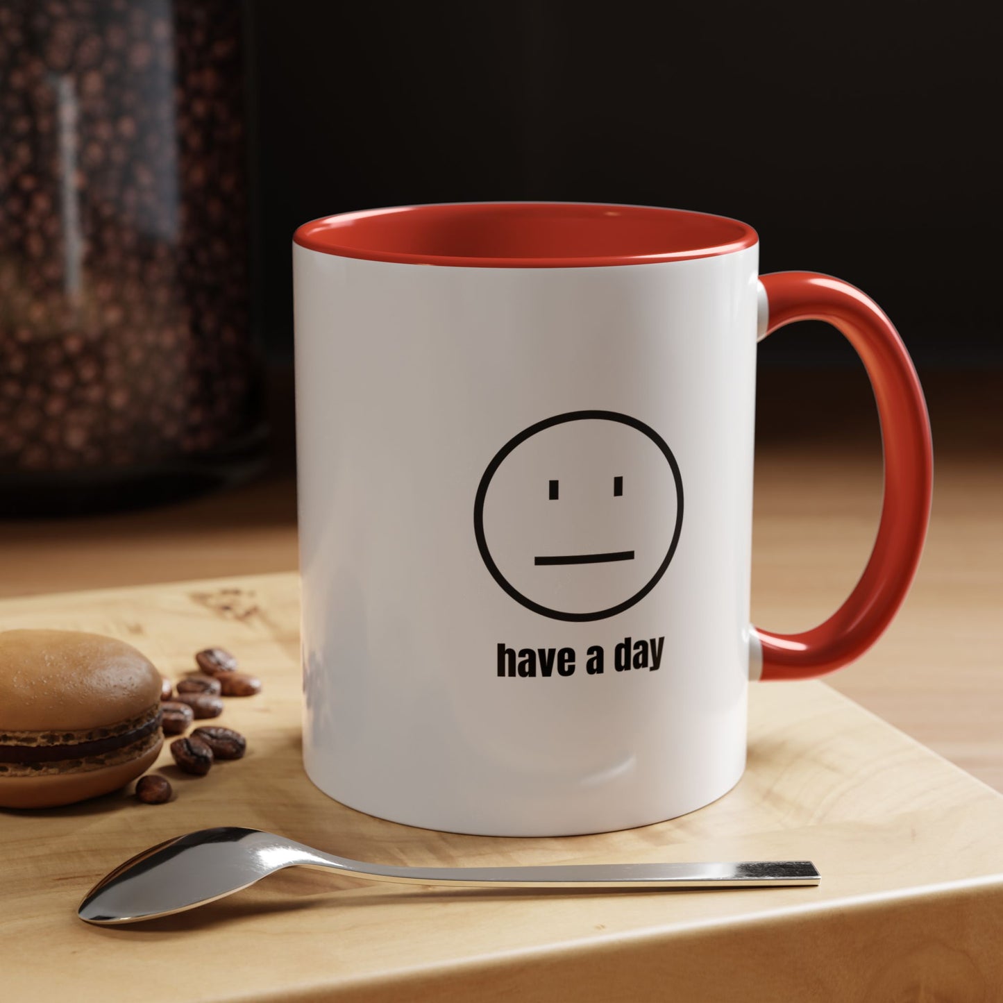11oz/15oz Straight Face Have A Day Coffee Mug