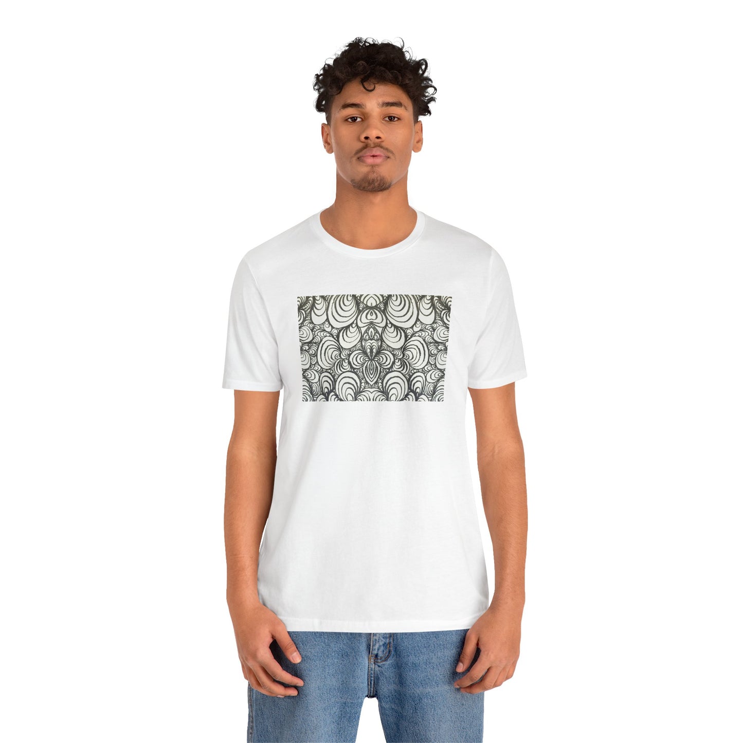 Unisex Original Line Art T-Shirt - Puzzle Panels 1