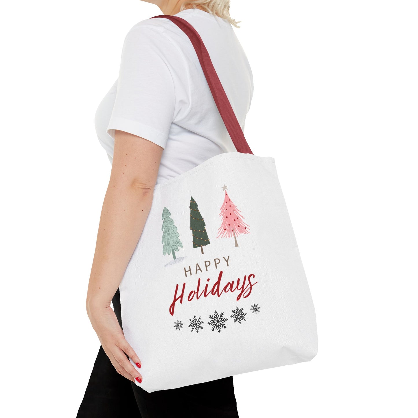 Unisex Happy Holidays Seasons Greetings Fall Tote Bag