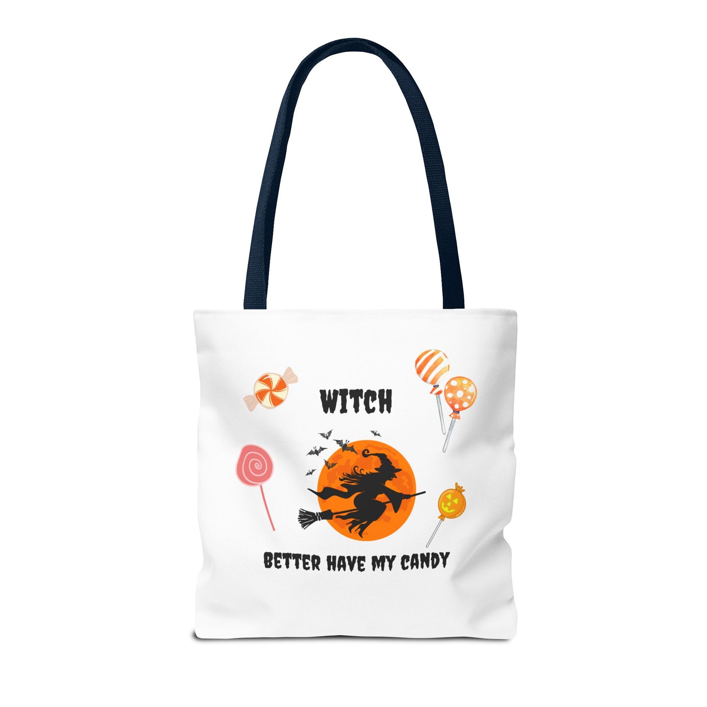 Halloween Tote Bag Spooky Season Trick or Treating Candy Bag Fall Themed Reusable Lunch Tote