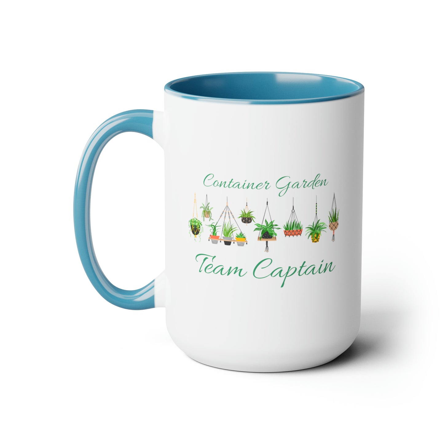 15oz Garden Themed Container Garden Team Captain Gardening Plant Parent Coffee Mug