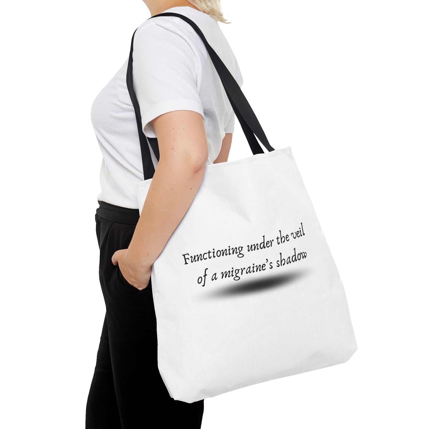 Unisex Migraine Day Invisible Illness Warrior Tote Bag