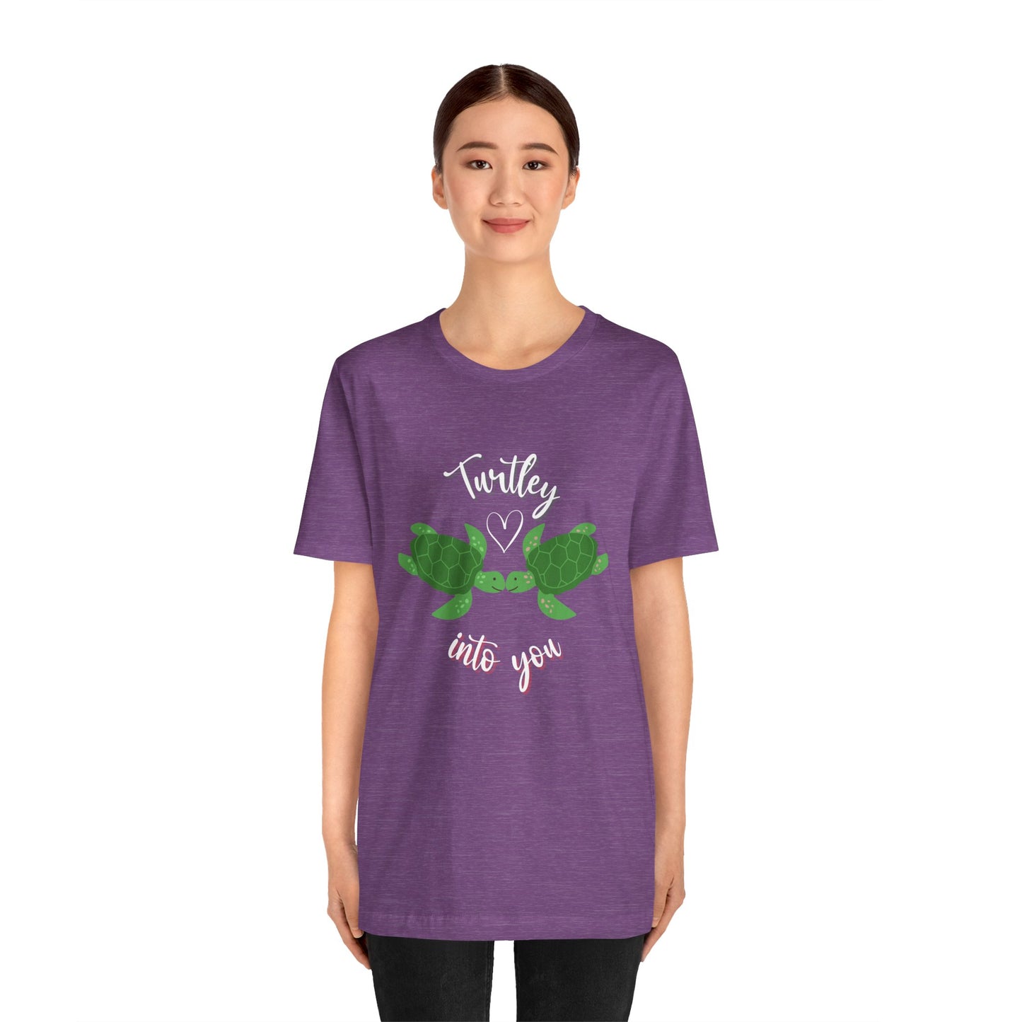 Unisex Cute Turtle Lover Turtley Into You T-Shirt