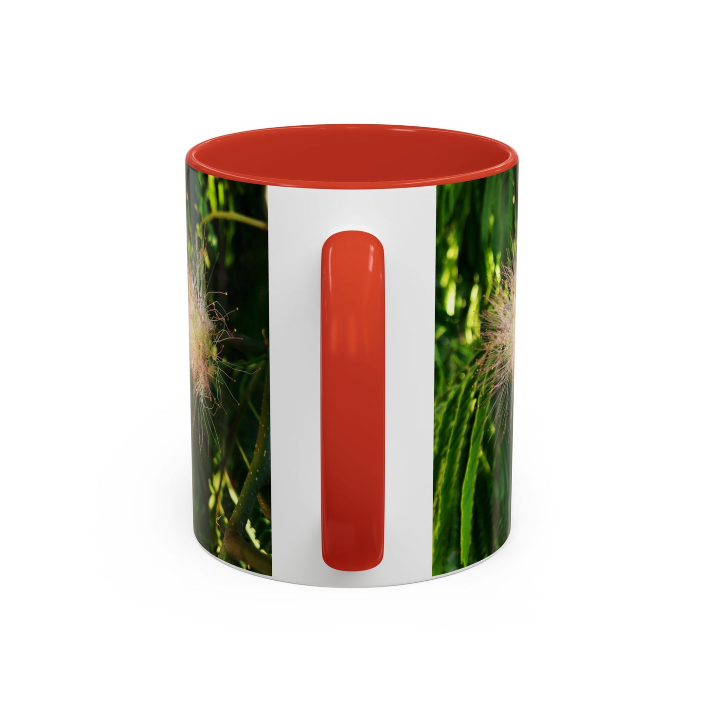 11oz /15oz Garden Themed Silk Blossom Plant Foliage Two Tone Coffee Mug