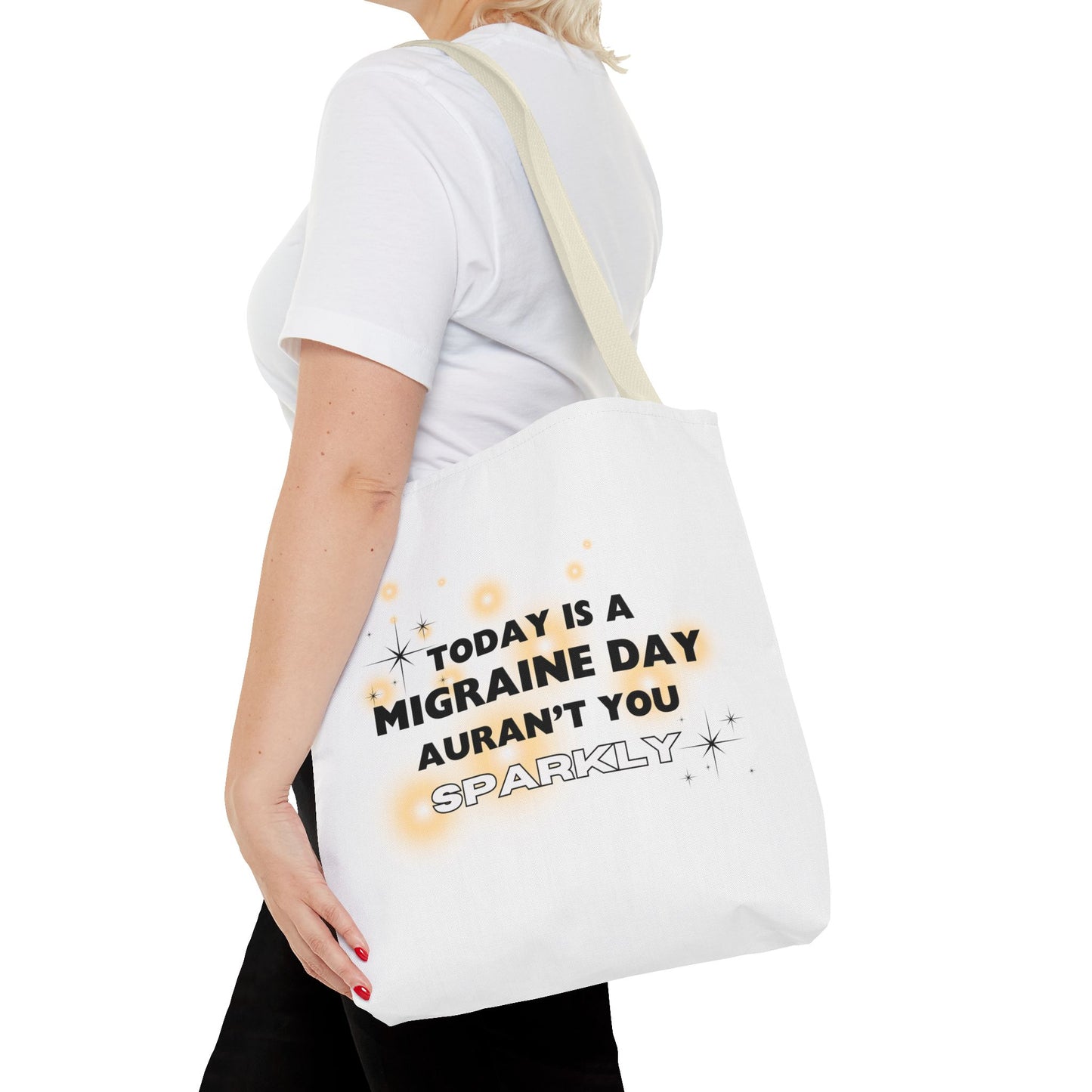 Unisex Migraine Day Invisible Illness Warrior Tote Bag