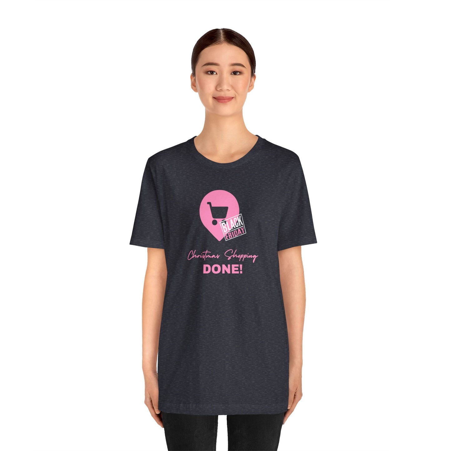 Unisex Jersey Short Sleeve Black Friday Christmas Shopping T-Shirt