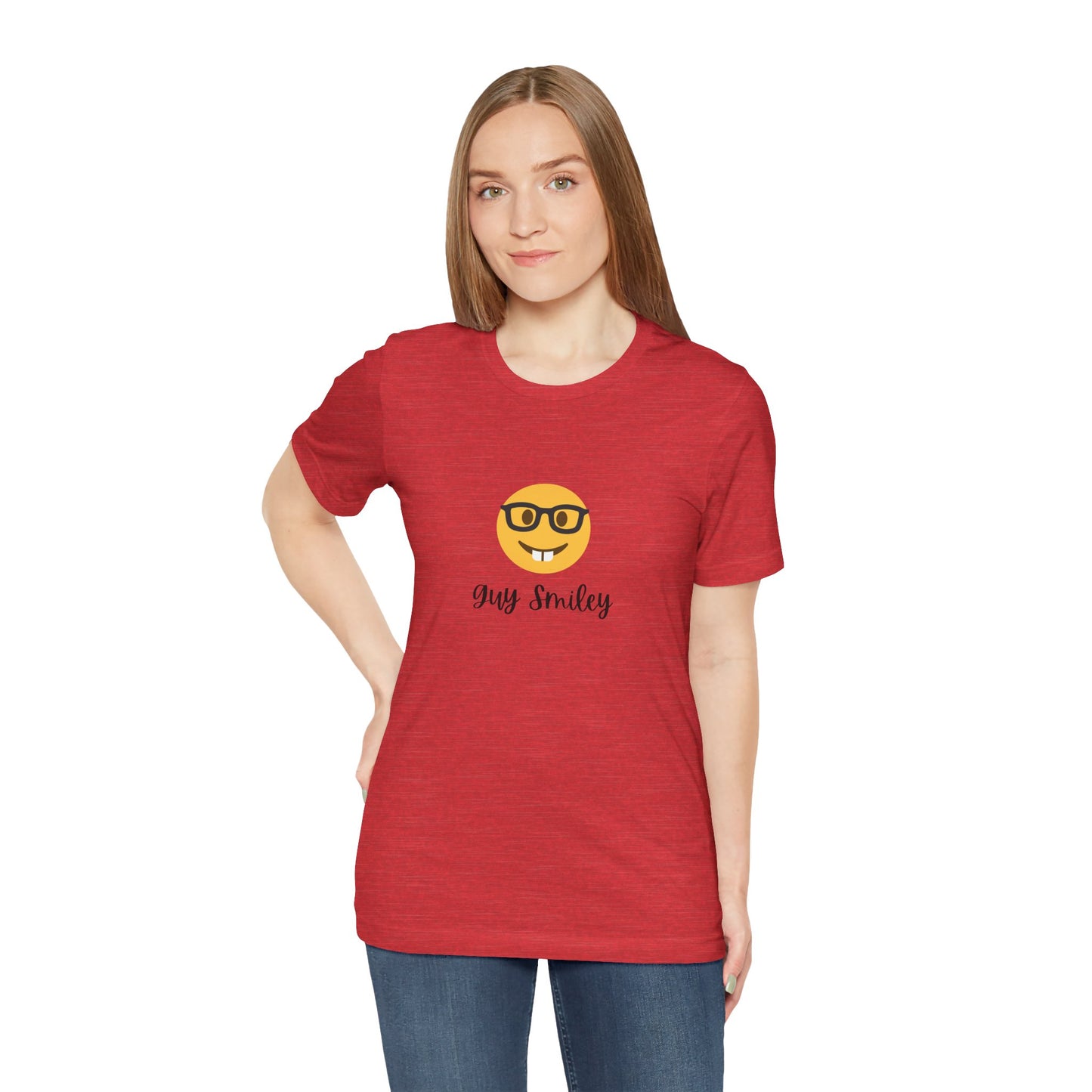 Unisex Jersey Short Sleeve Guy Smiley T-Shirt