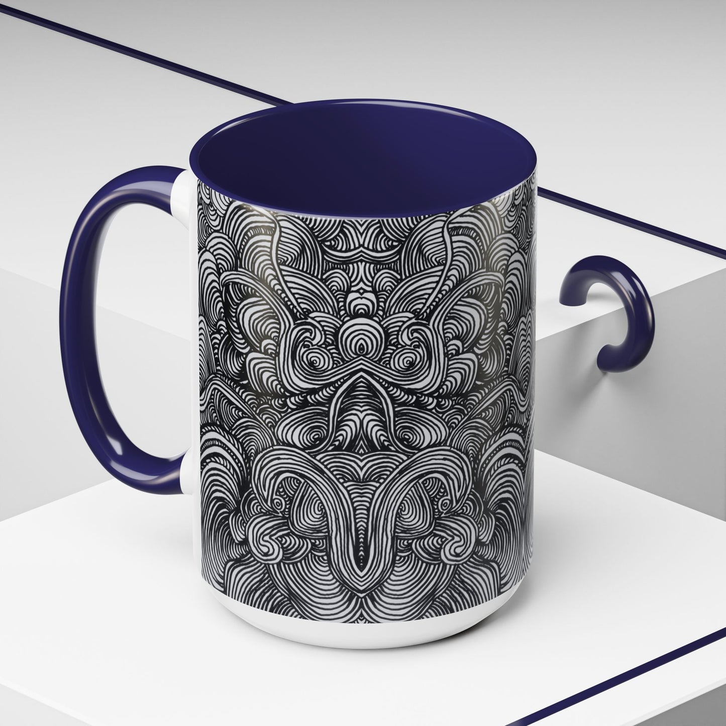 11oz/15oz Original Line Art Coffee Mug - Liquid