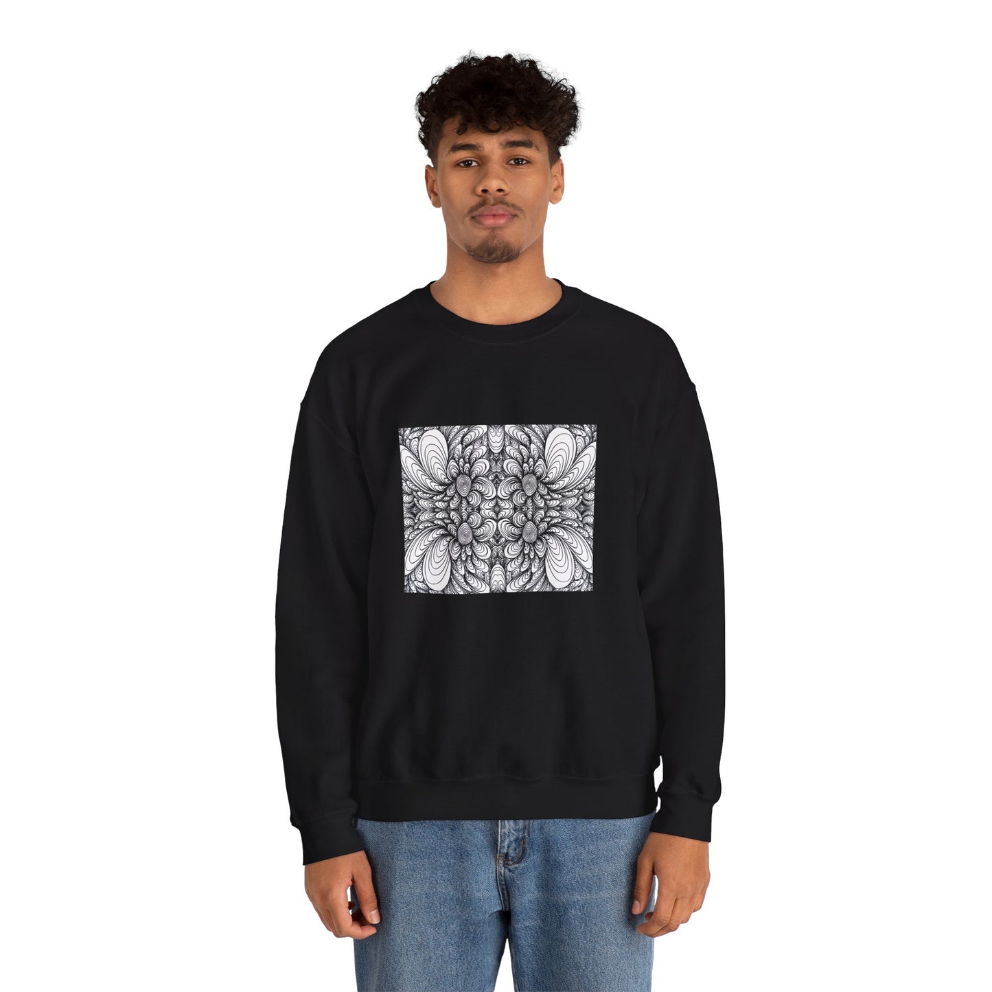 Unisex Original Line Art Sweatshirt - Blooms