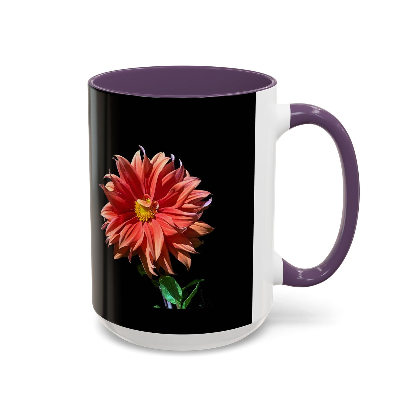 11oz/15oz Dahlia Flower Coffee Mug