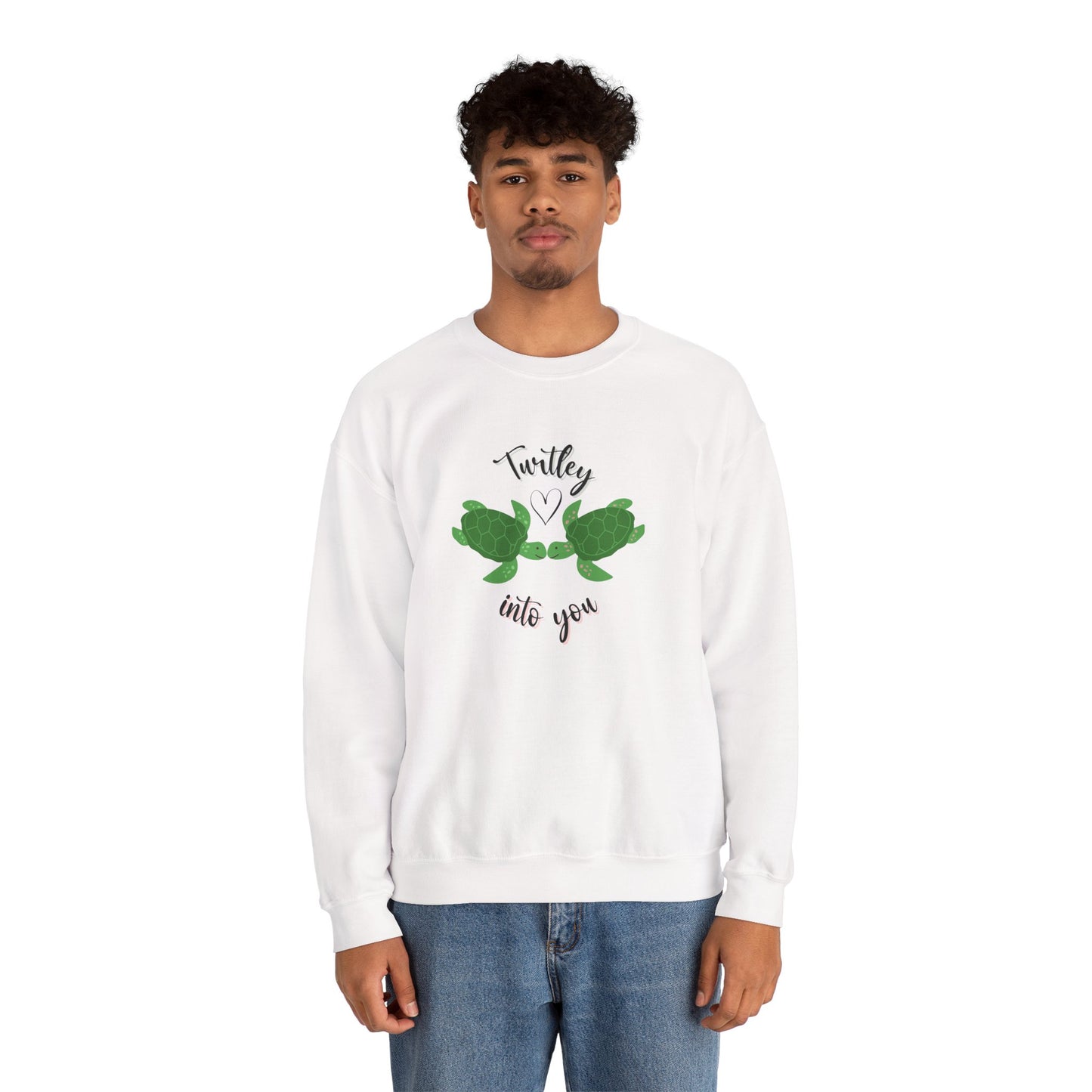 Unisex Cute Turtle Lover Turtley Into You Sweatshirt