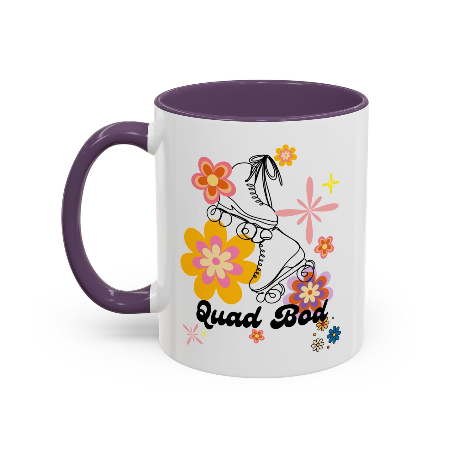 11oz/15oz Retro Vibes Roller Skate Quad Bod Coffee Mug