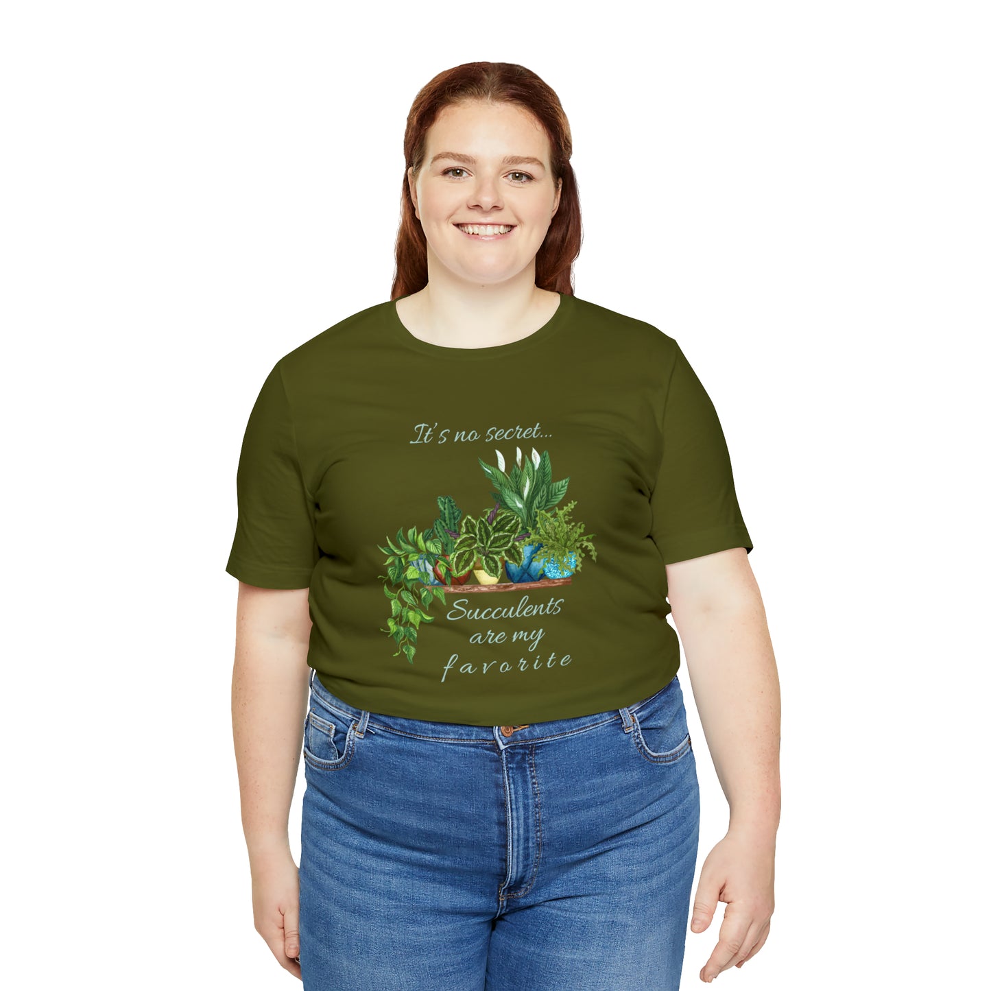 Unisex Garden Themed Succulents Are My Favorite T-Shirt