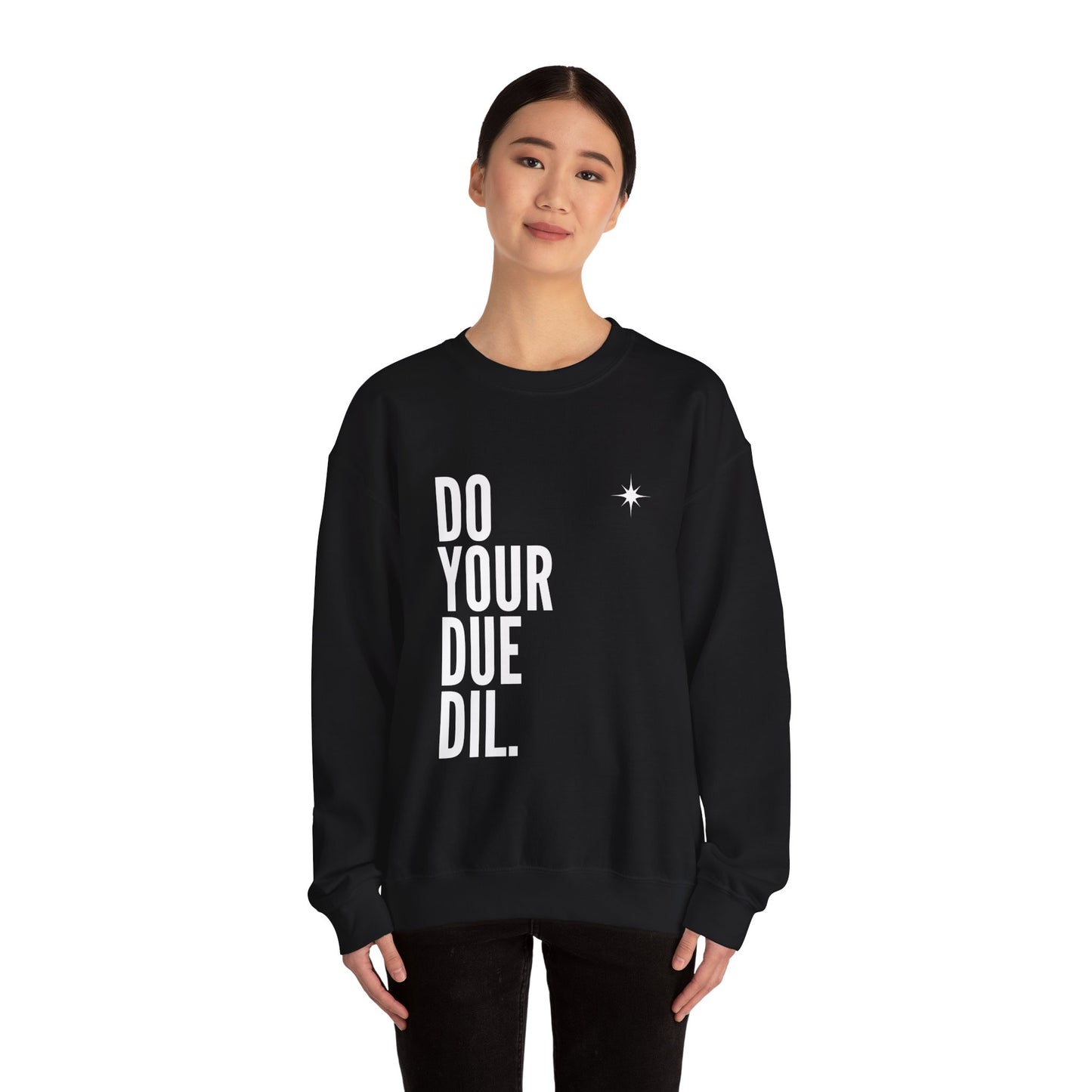 Unisex Heavy Blend Crewneck Due Your Due Diligence Sweatshirt