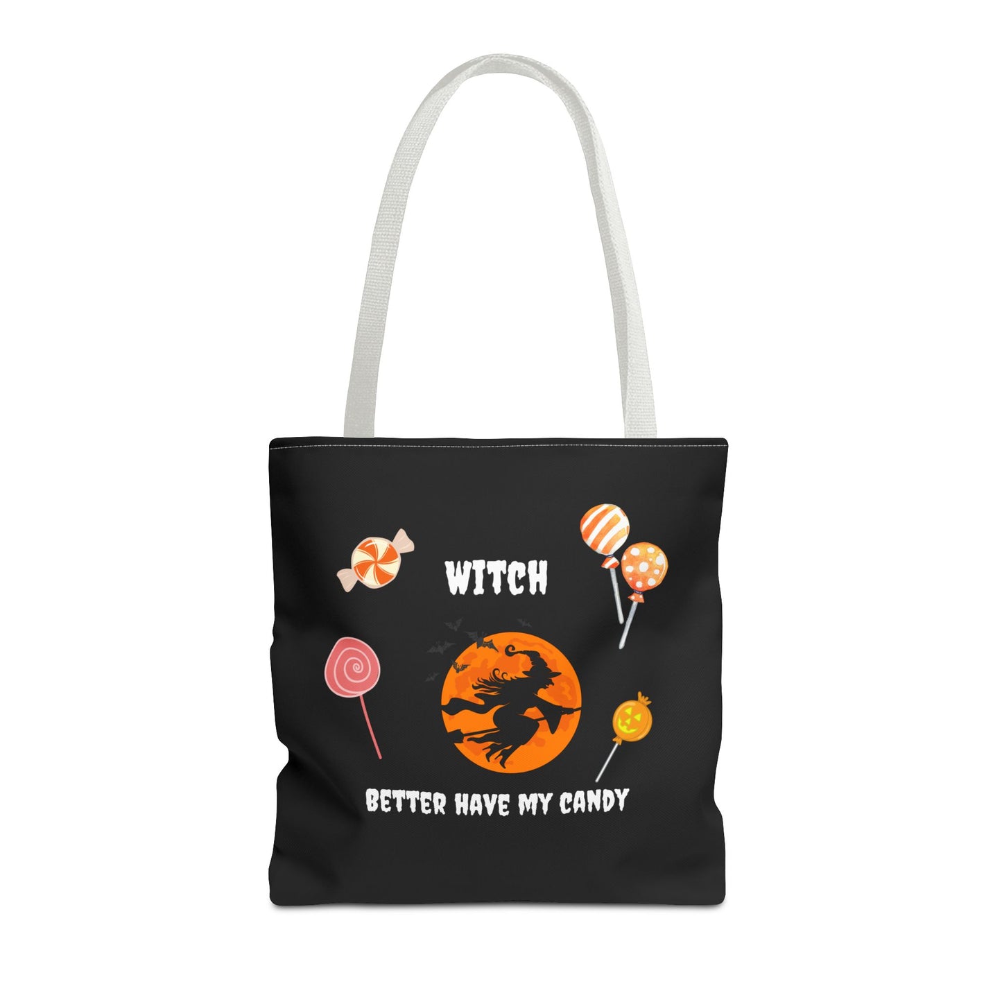 Halloween Tote Bag Gift for Spooky Season Trick or Treating Candy Bag Fall Themed Reusable Lunch Tote