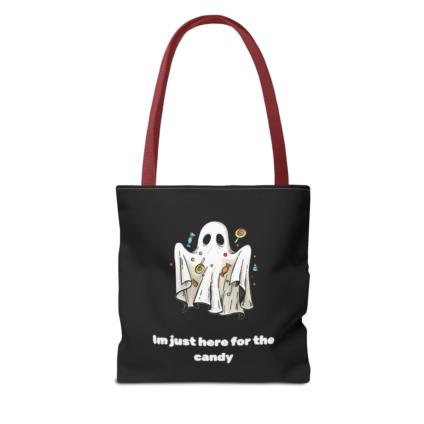 Cute Ghost Halloween Lover Spooky Season Trick or Treating Candy Bag Fall Themed Reusable Lunch Tote